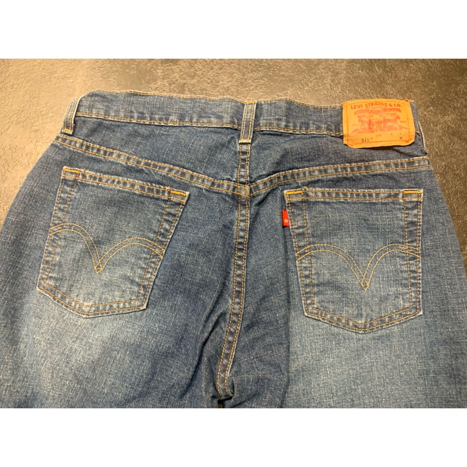 Mismo VINTAGE Levi's Women's Boot Cut Jeans Blue 30 Low Rise USA Style Size 30" / US 8 / IT 44 - 3 Thumbnail