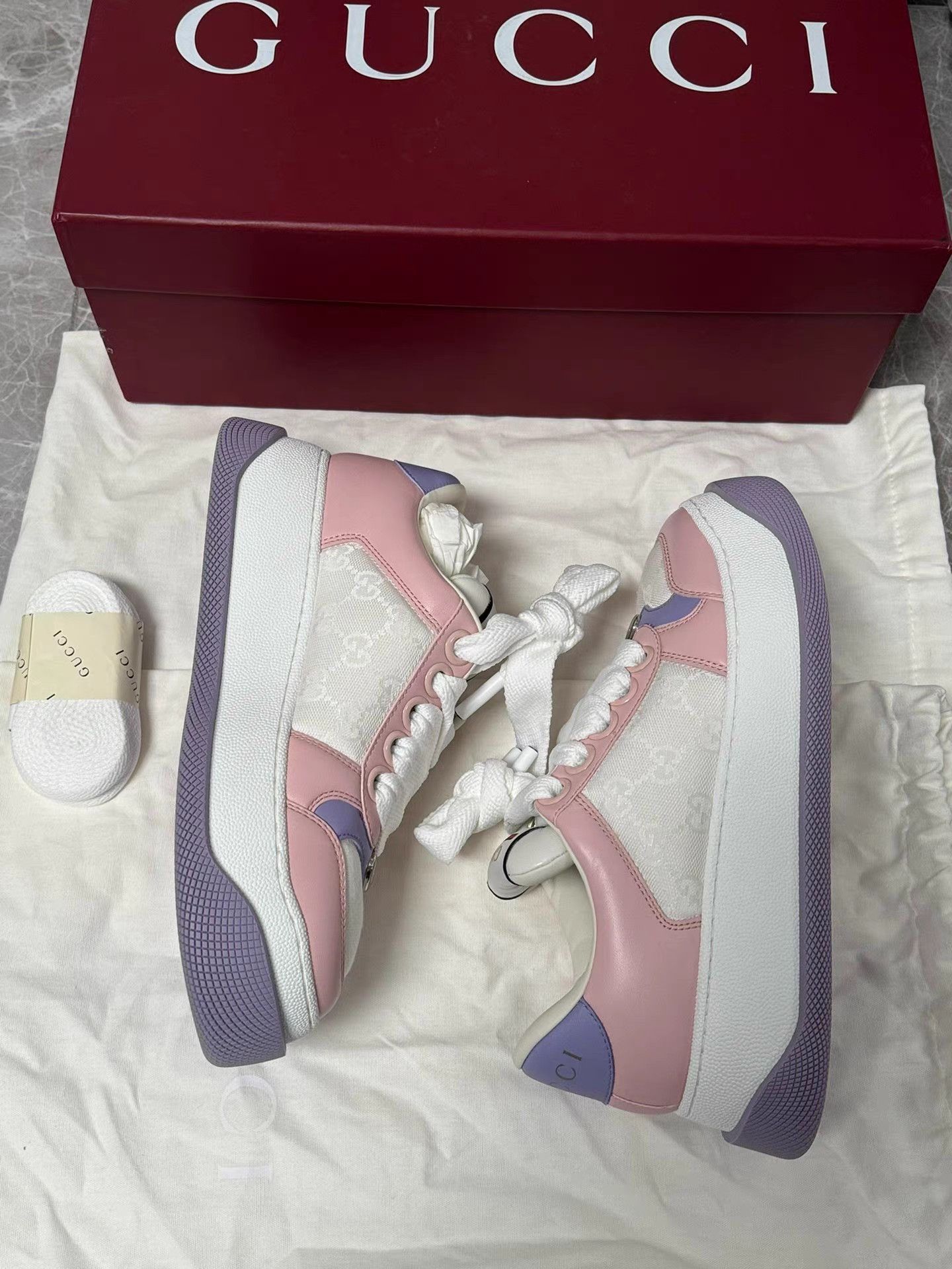 Gucci GUCCI Screener Platform Dirty Sneakers K6 Size US 6.5 / IT 36.5 - 6 Thumbnail