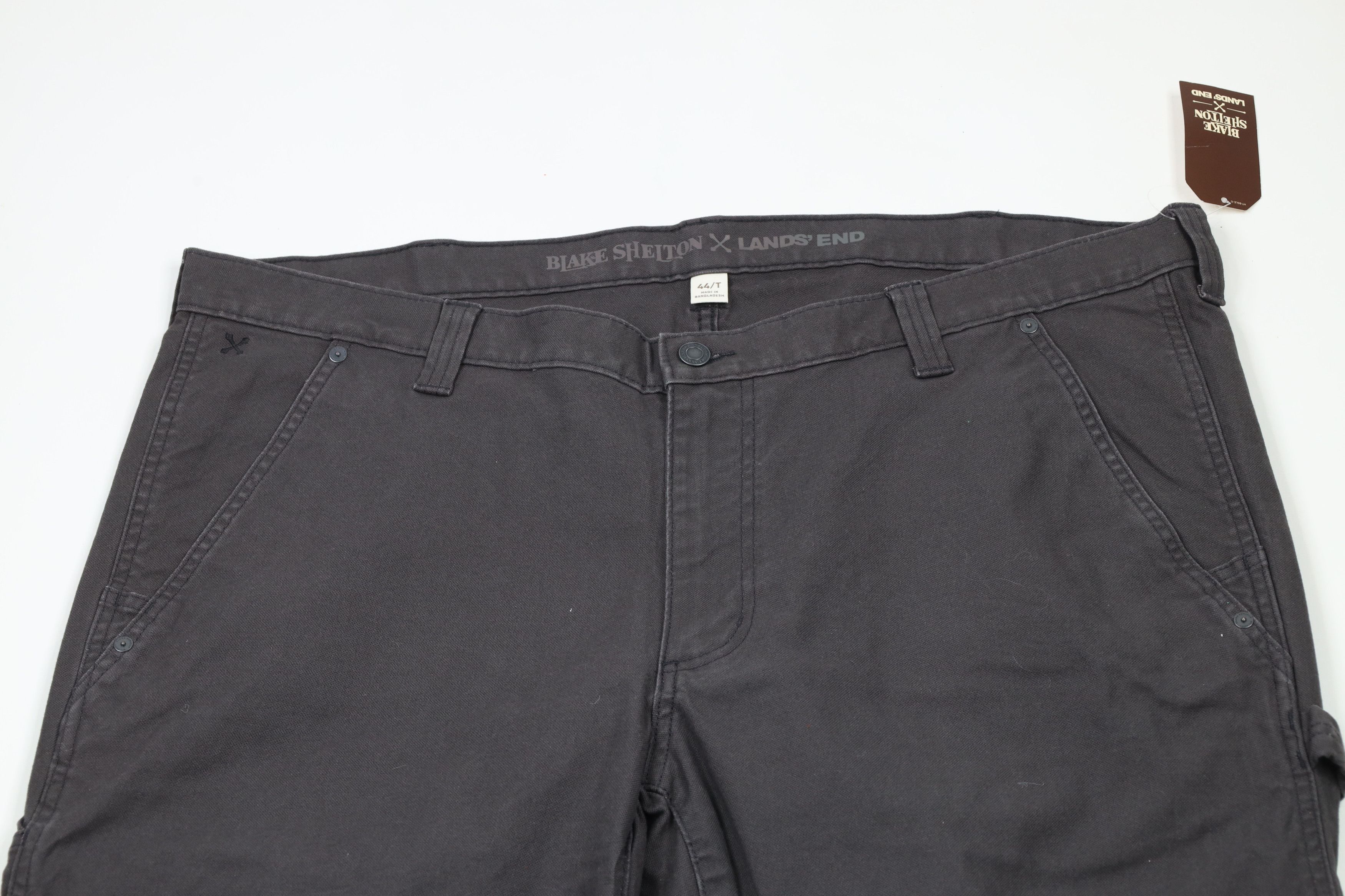 Lands' End × Vintage New Lands End x Blake Shelton Canvas Dungaree Pants Gray Size US 44 / EU 60 - 2 Thumbnail