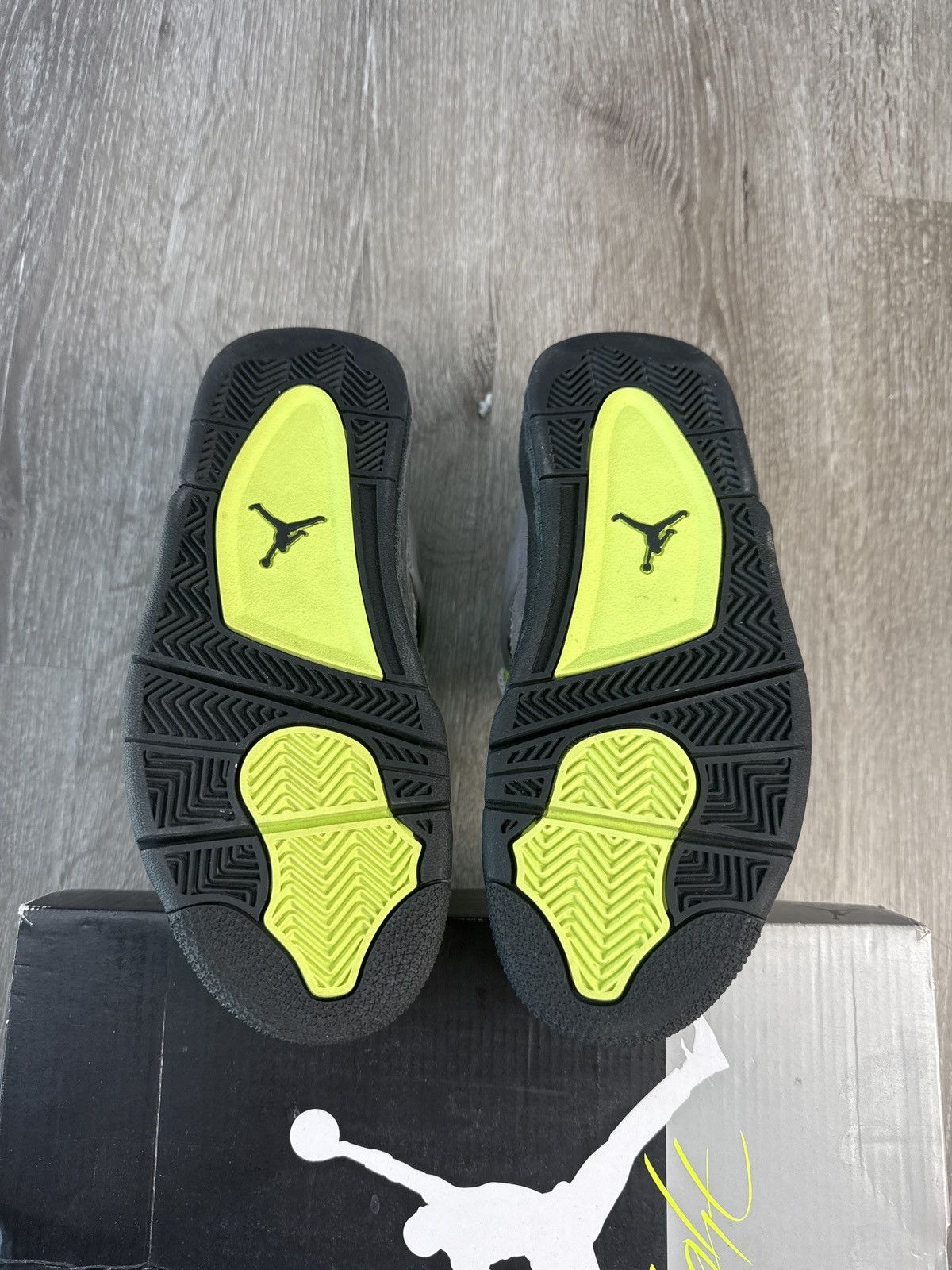 Jordan Brand Air Jordan 4 “95 Neon” (GS) **PRE-OWNED** Size US 6 / EU 39 - 7 Thumbnail