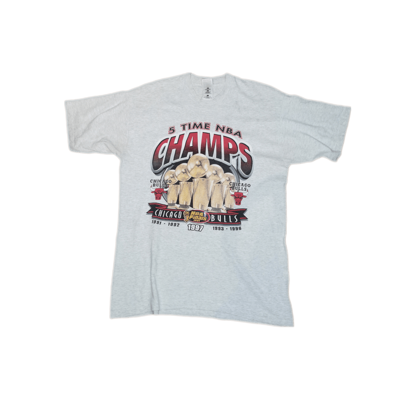 トップス 90s NBA Chicago BULLS 5 TIME CHAMPS NBA × Vintage 🇺🇸🔥🔥 90s Chicago Bulls 5 Time NBA