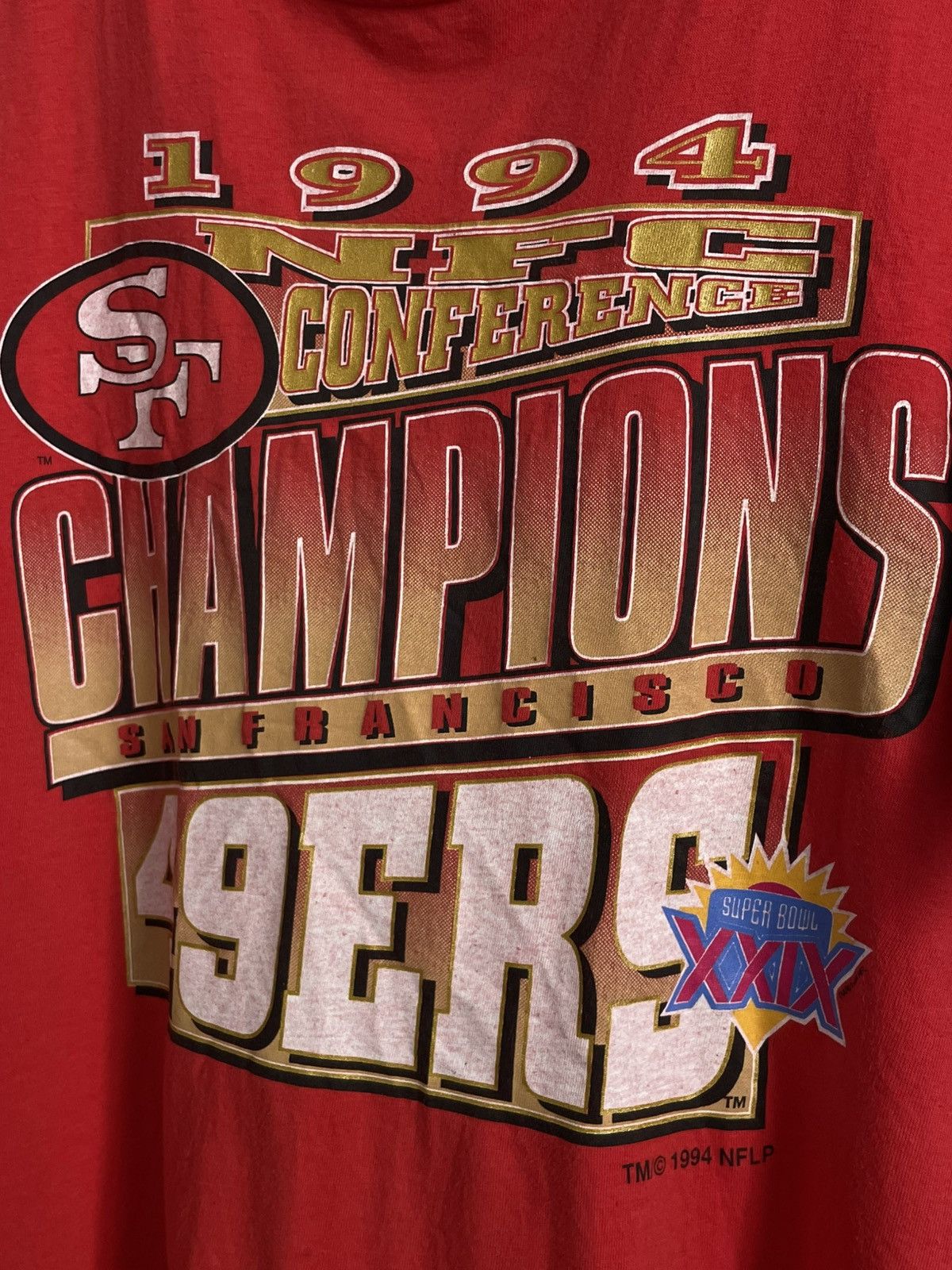 NFL Vintage 1994 NFL San Francisco 49ers Single Stitch T-Shirt Size US M / EU 48-50 / 2 - 3 Thumbnail