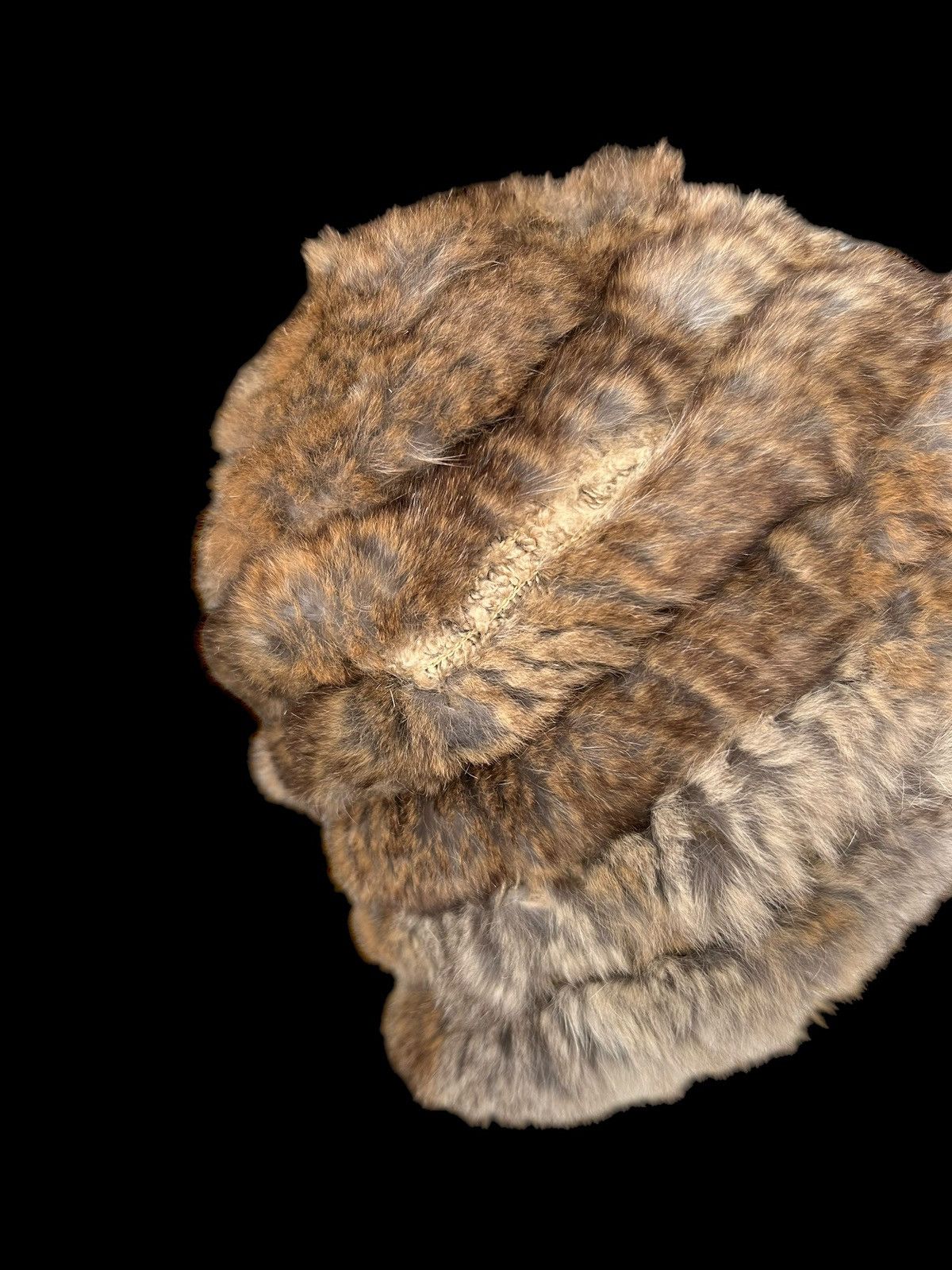 Japanese Brand × Kapital × Vintage Accessory Pageboy Japanese Fur Big Beanie Hats Rare ☠️☠️ Size ONE SIZE - 3 Thumbnail