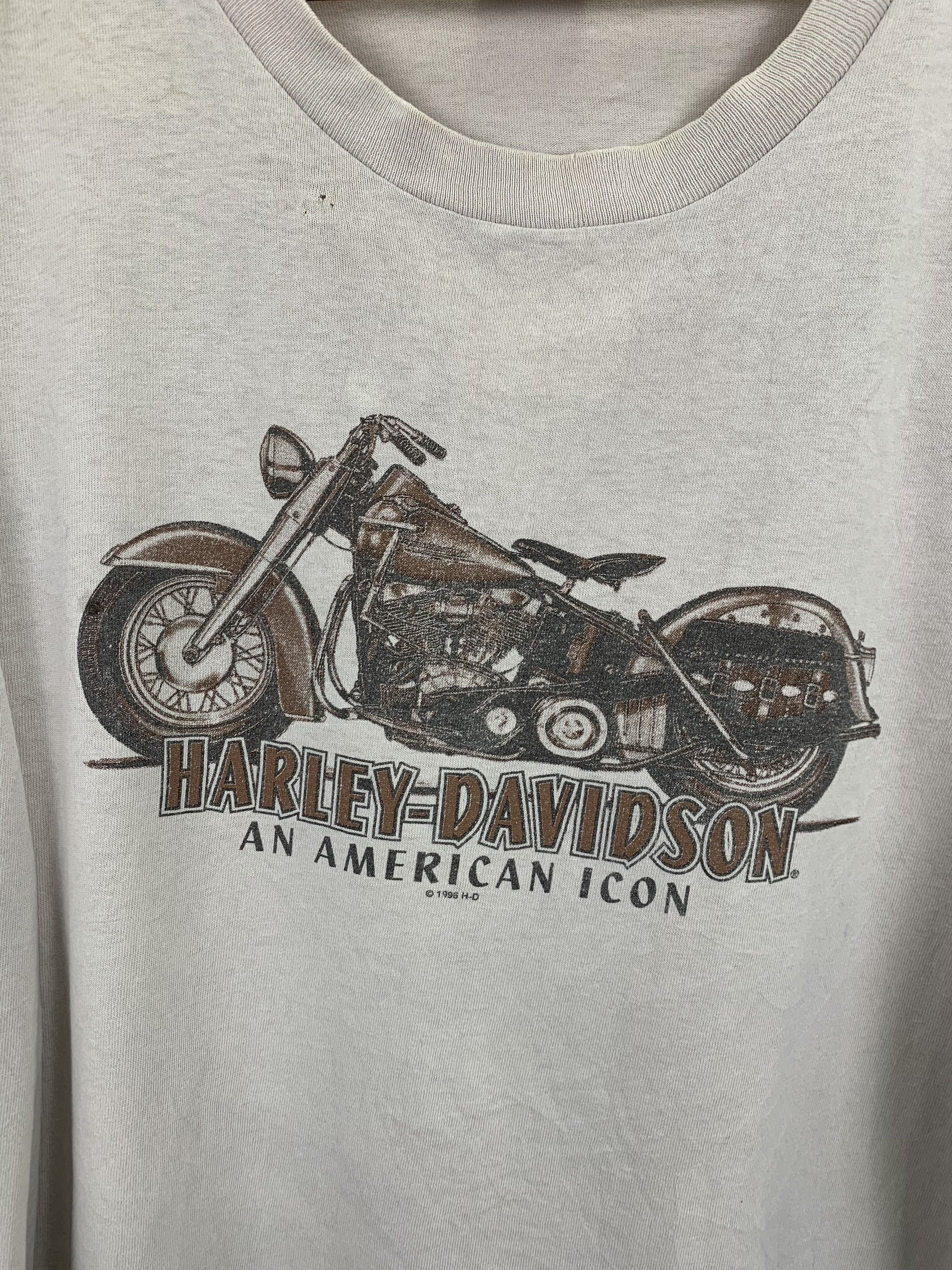 Harley Davidson Vintage 90s Harley Davidson Long Sleeve T Shirt TA0238 Size US XL / EU 56 / 4 - 9 Thumbnail