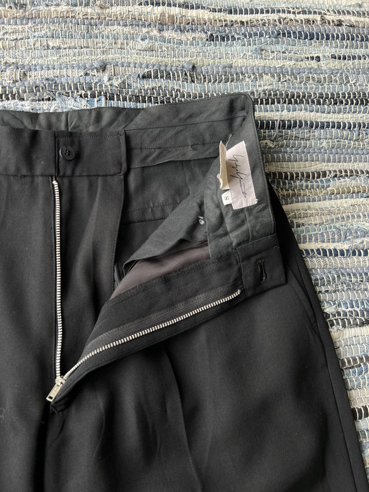 Yohji Yamamoto 1980s Yohji Yamamoto Gabardine Minimal 🎈Trousers Pants Size US 30 / EU 46 - 6 Thumbnail