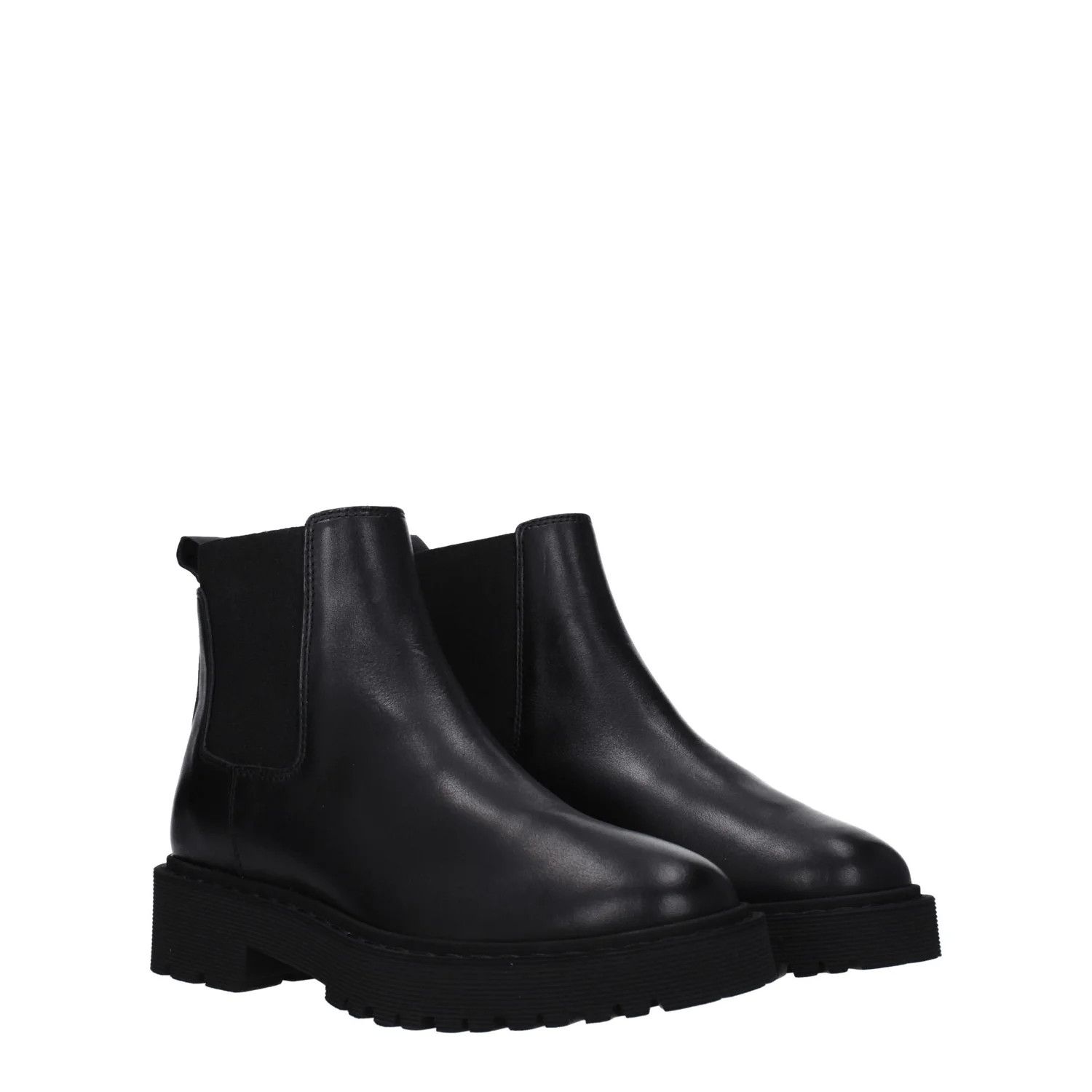 Hogan ob1o1e1124 Leather Ankle Boots in Black Size US 5 / IT 35 - 2 Thumbnail