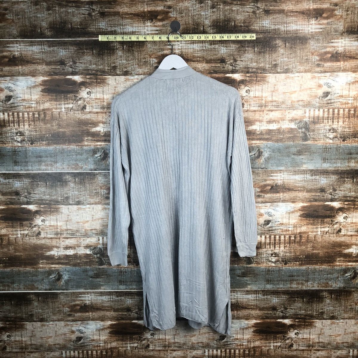 Japanese Brand Ozoc Grey Cardigan Knitwear #A1287 Size M / US 6-8 / IT 42-44 - 10 Thumbnail