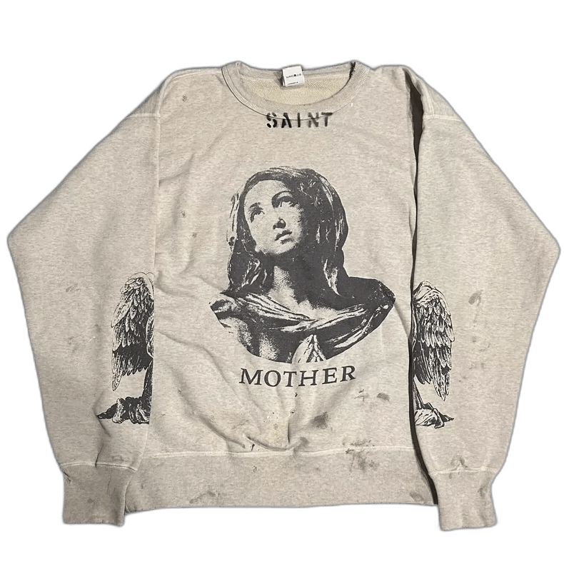 Saint Michael Saint Michael Vintage Graphic Hoodie Sweatshirt Size US L / EU 52-54 / 3 - 1 Thumbnail