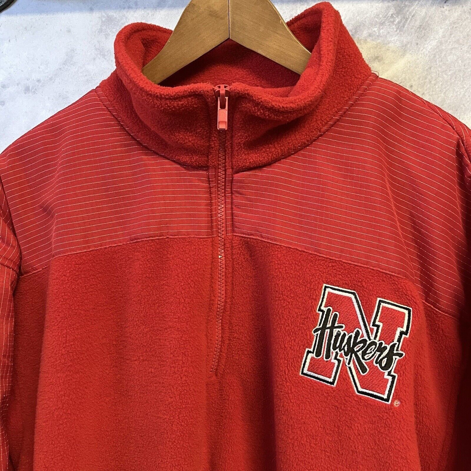 Logo Athletic Vintage University Nebraska Jacket Mens XL Logo Athletic Swe Size US XL / EU 56 / 4 - 3 Thumbnail