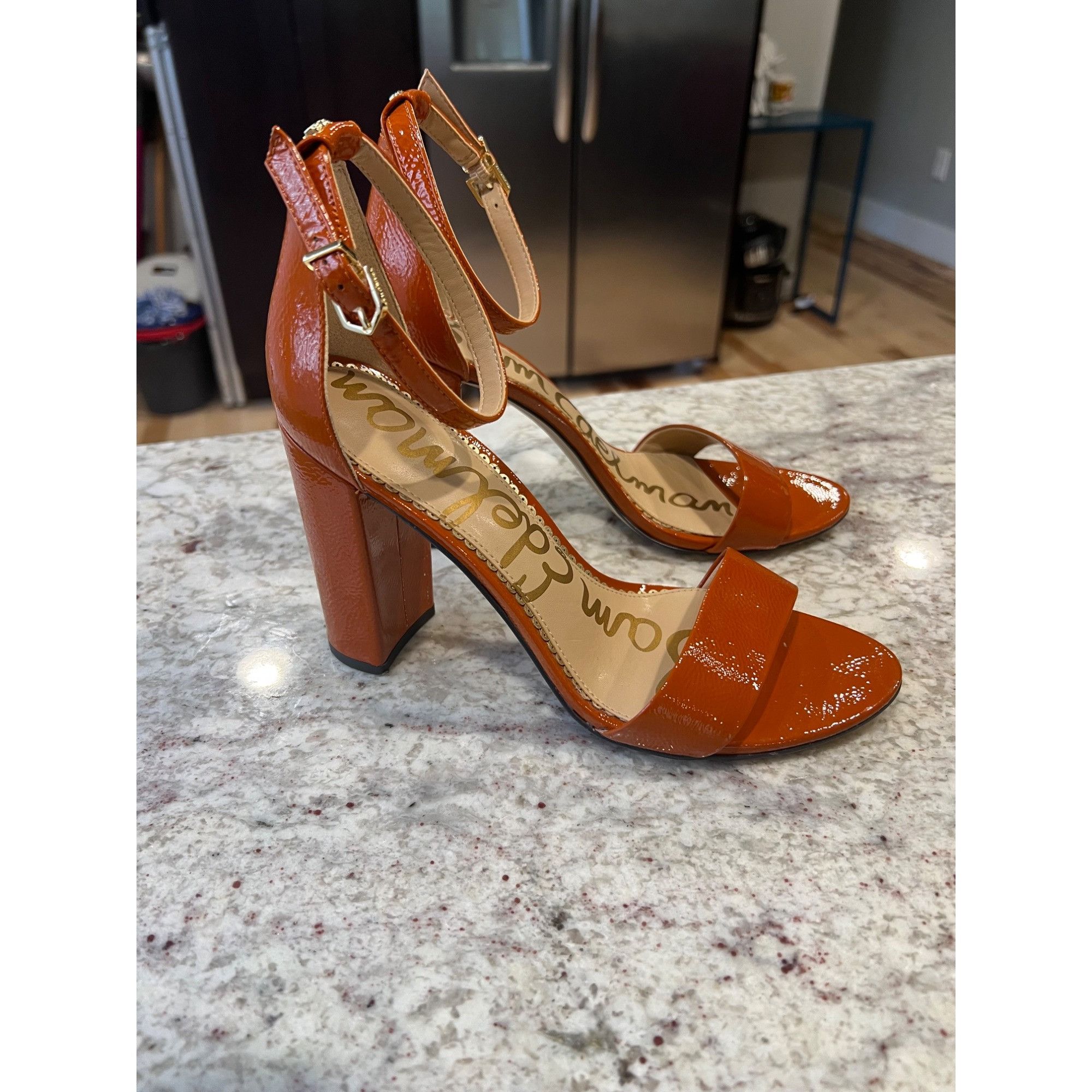 Sam Edelman SAM EDELMAN Womens Yaro Heel Sandal - Size 8 Size US 8 / IT 38 - 2 Thumbnail