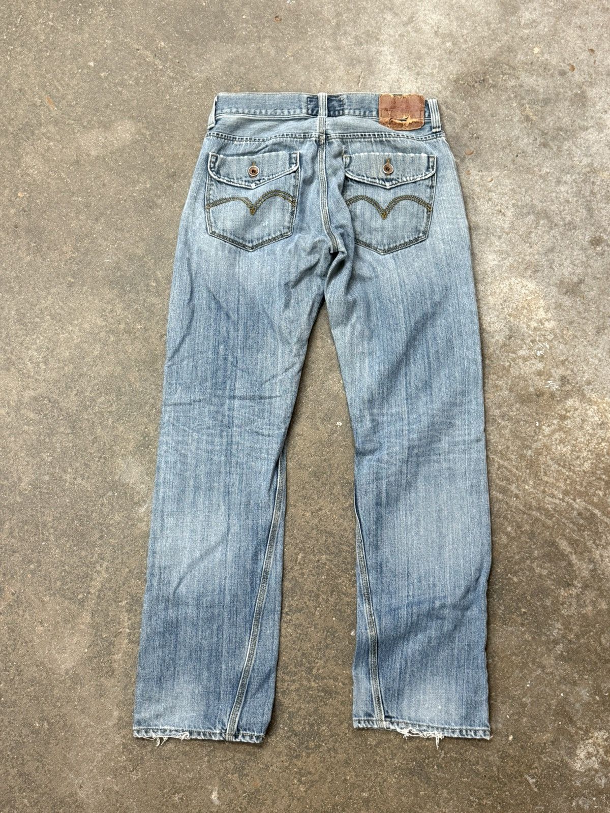 Levi's Vintage Checkered Levi Distressed Slim Hole Knee Denim Jeans Size US 32 / EU 48 - 10 Thumbnail