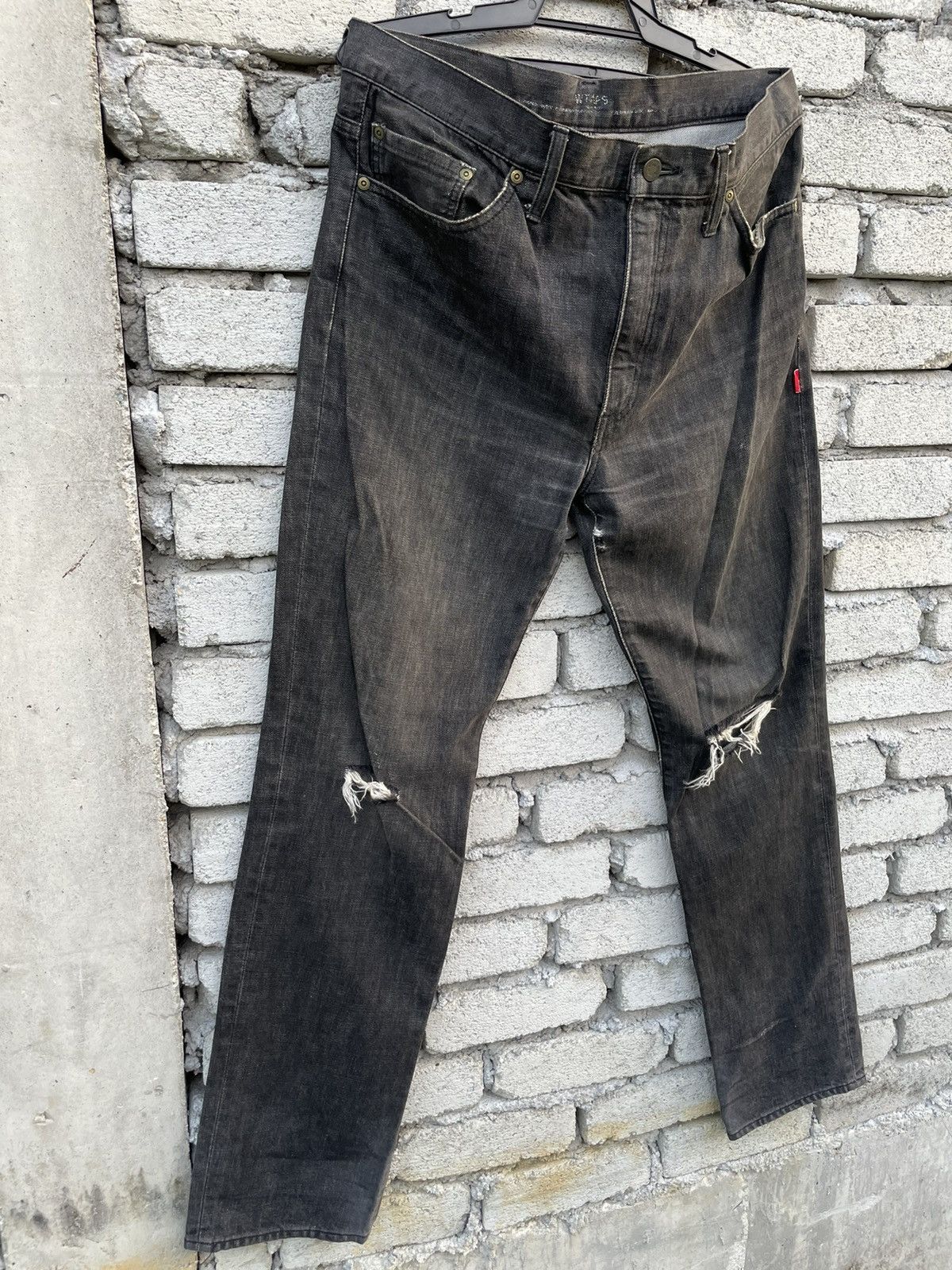Wtaps Wtaps Distress Denim Size US 36 / EU 52 - 2 Thumbnail