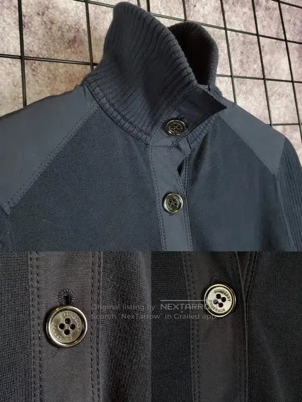 Burberry Burberry Navy Blue Cotton Long Sleeve Sweater. Size S / US 4 / IT 40 - 5 Thumbnail