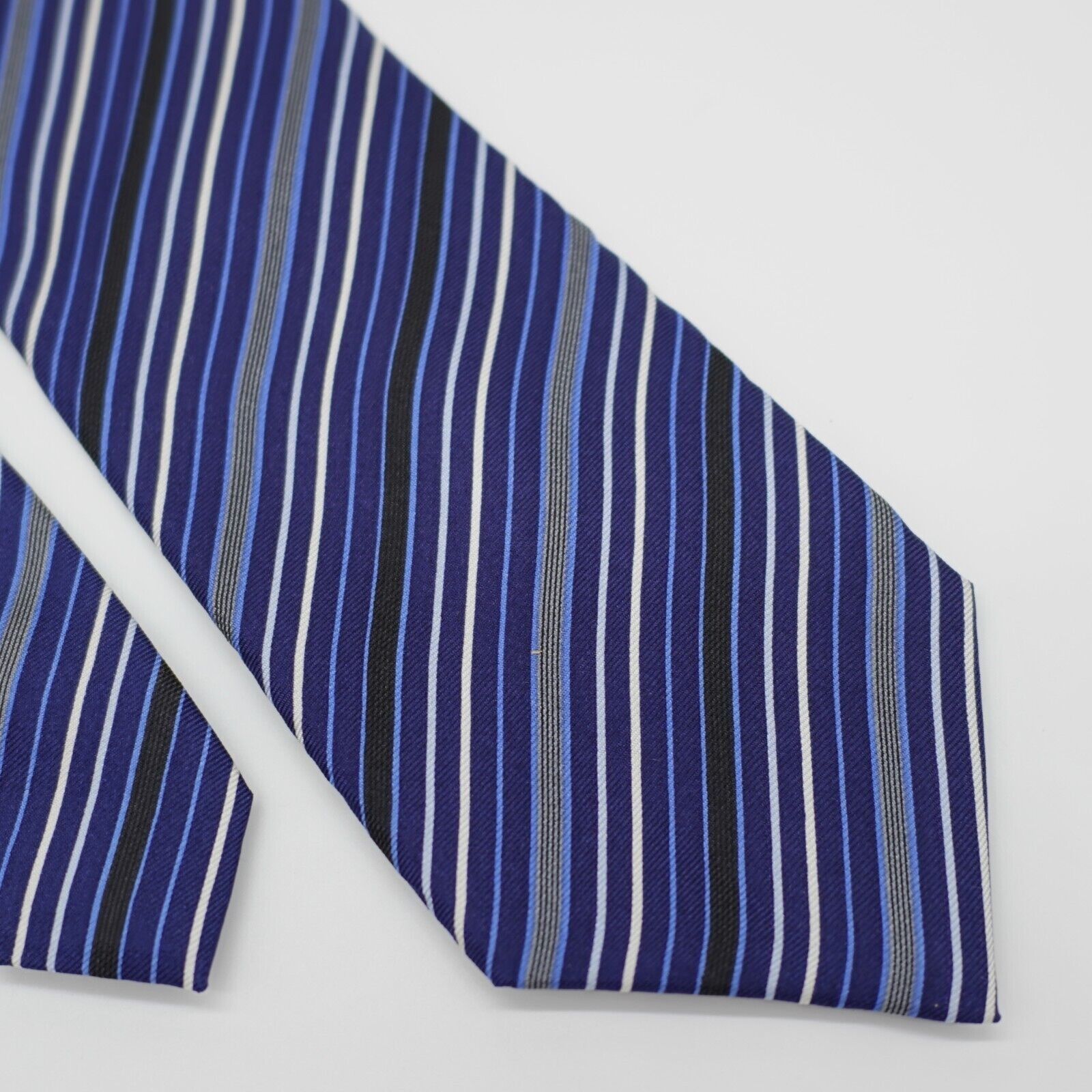 Dockers Dockers Striped Blue Boys Stain Resistant Silk Tie Size ONE SIZE - 1 Thumbnail