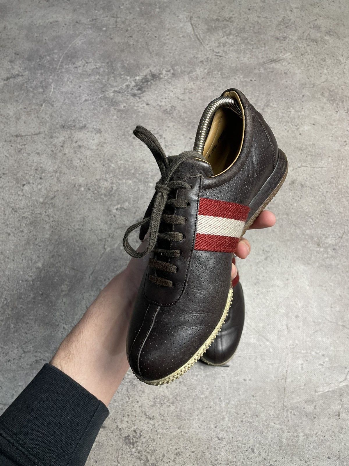 Bally Bally Leather Brown sneakers size EU38 Size US 8 / IT 38 - 5 Thumbnail