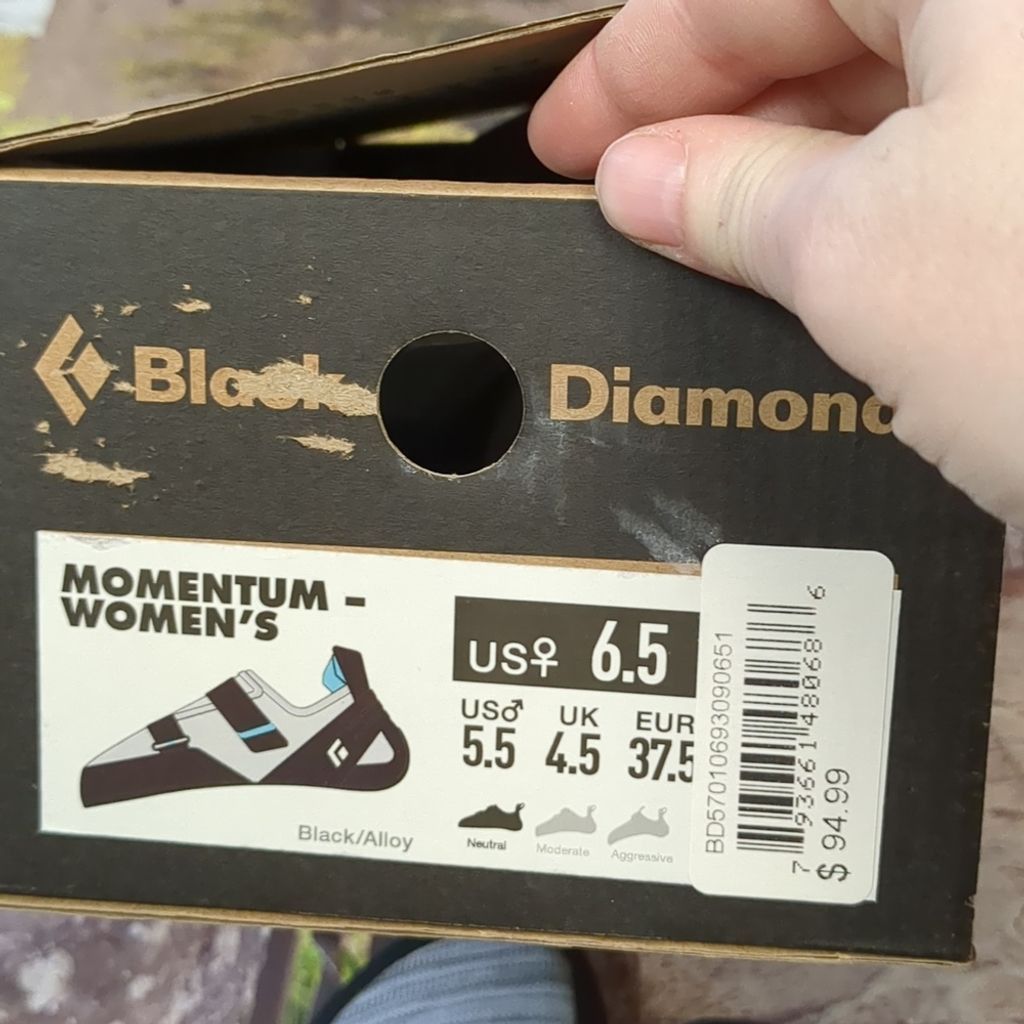 Black Diamond Black diamond unisex climbing shoes size 6.5 Size US 6.5 / IT 36.5 - 11 Thumbnail
