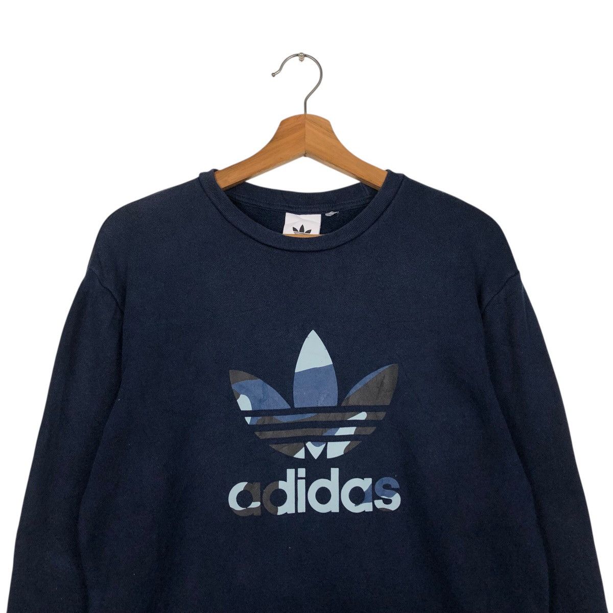 Adidas 📌Vintage Sweatshirt Adidas Big Logo Over Print Size US M / EU 48-50 / 2 - 4 Thumbnail
