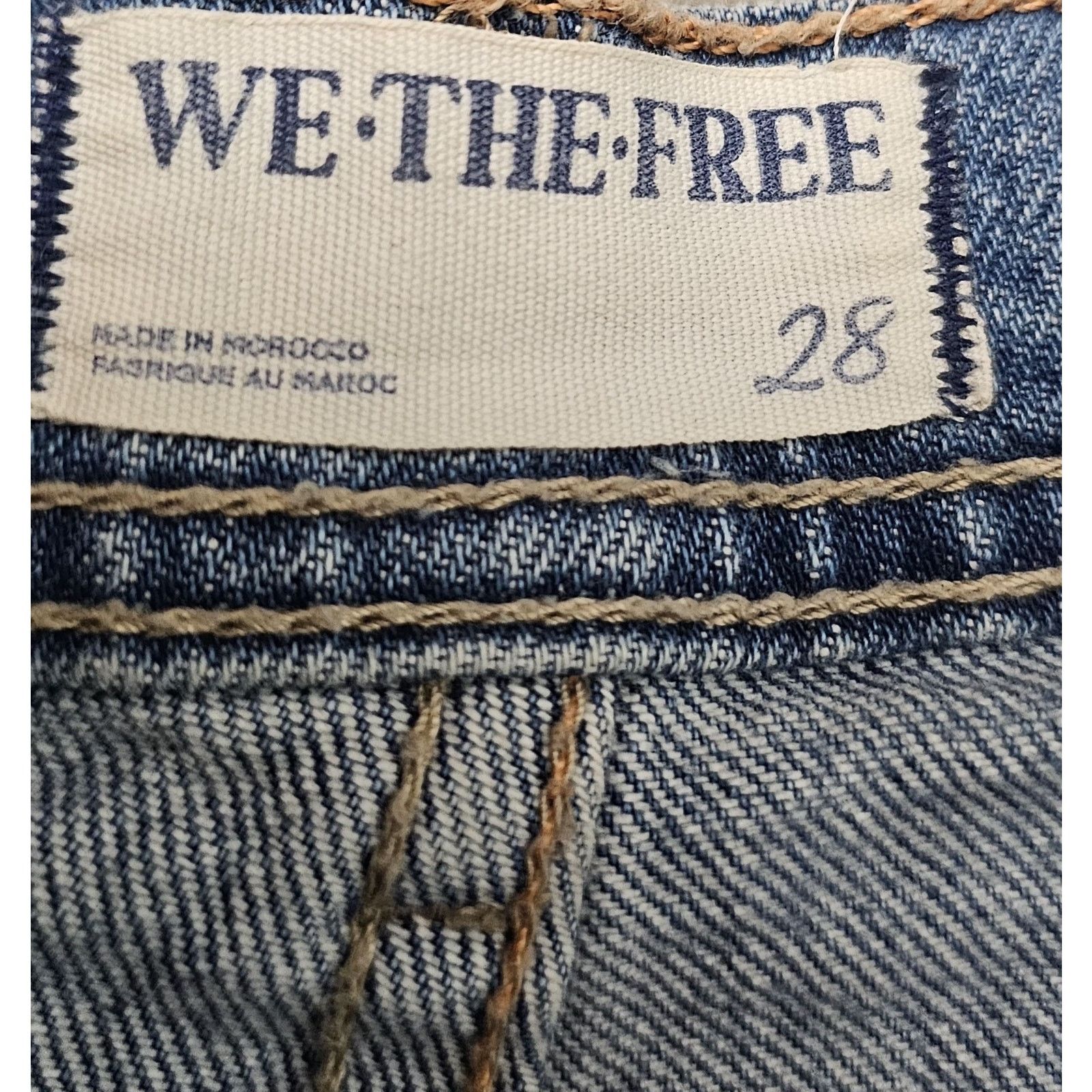 Free People We The Free Piper Mid-Rise Crop Wide-Leg Jeans 28 Size 28" / US 6 / IT 42 - 10 Thumbnail