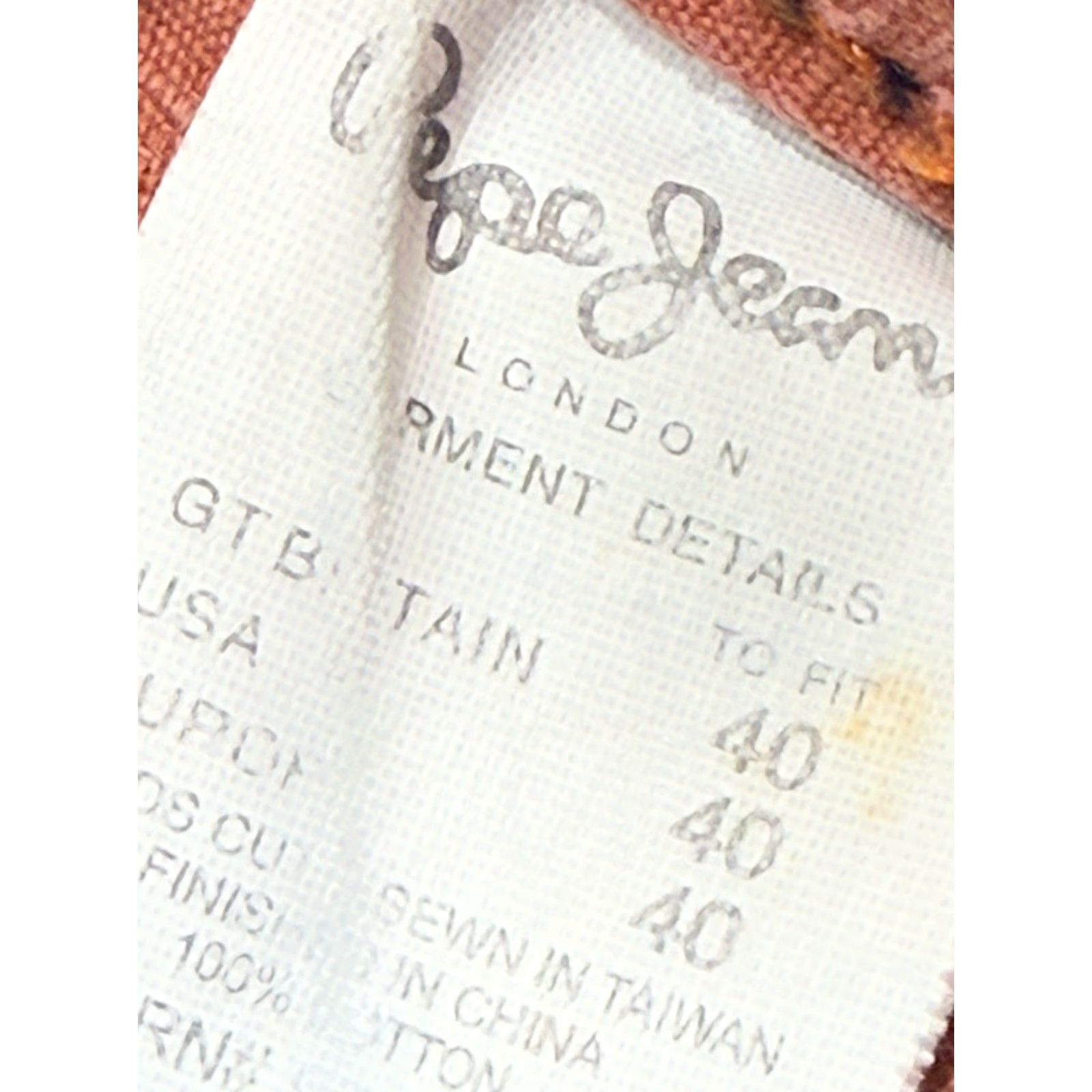 Pepe Jeans VINTAGE Pepe Jeans London Men Jeans Size 40 Blue Denim 40X33 Loose Baggy Size US 40 / EU 56 - 5 Thumbnail