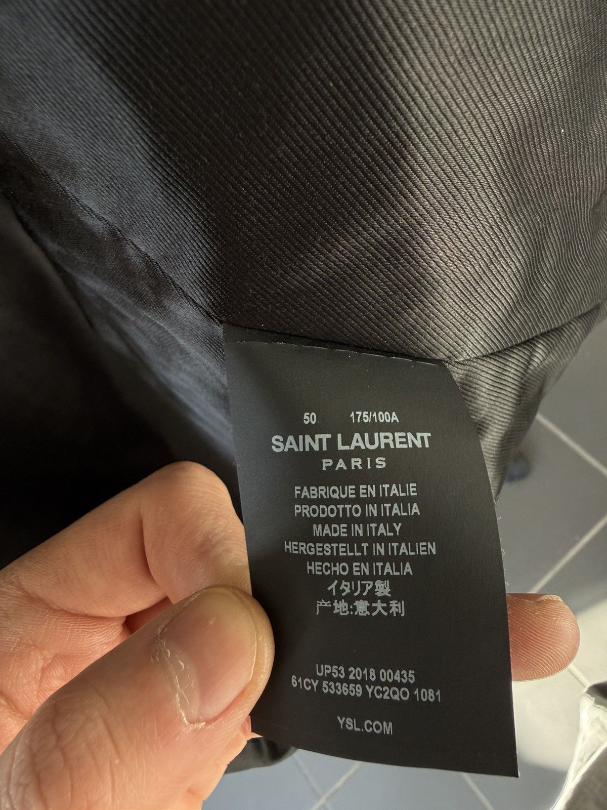 Saint Laurent Paris Saint Laurent Paris leather jacket Size US M / EU 48-50 / 2 - 7 Thumbnail