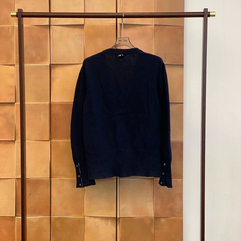 Thom Browne Thom Browne Wool knit cardigan Size US L / EU 52-54 / 3 - 2 Thumbnail