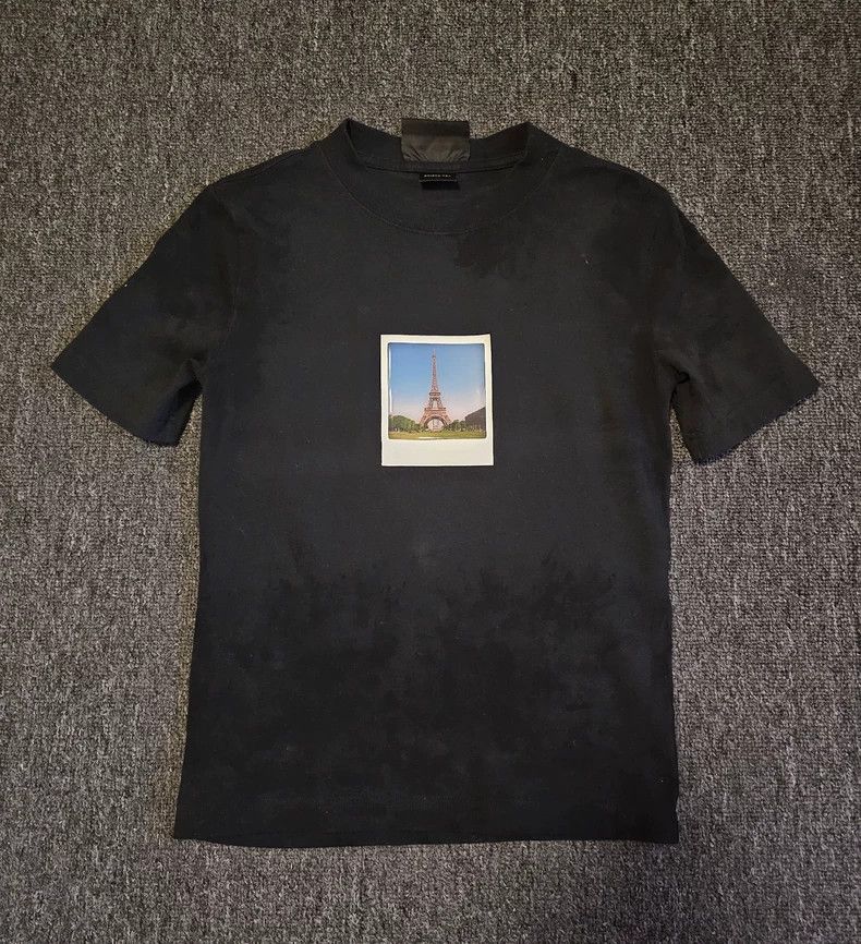 Balenciaga Balenciaga Women's Black Graffiti T-shirt-yf Size US M / EU 48-50 / 2 - 1 Thumbnail
