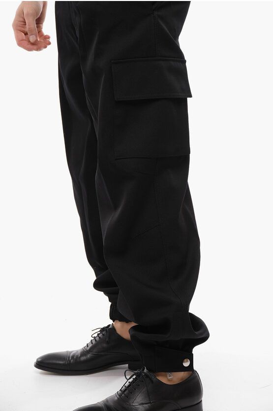 Bottega Veneta Wool Cargo Pants with elastic cuffs Size US 32 / EU 48 - 1 Thumbnail