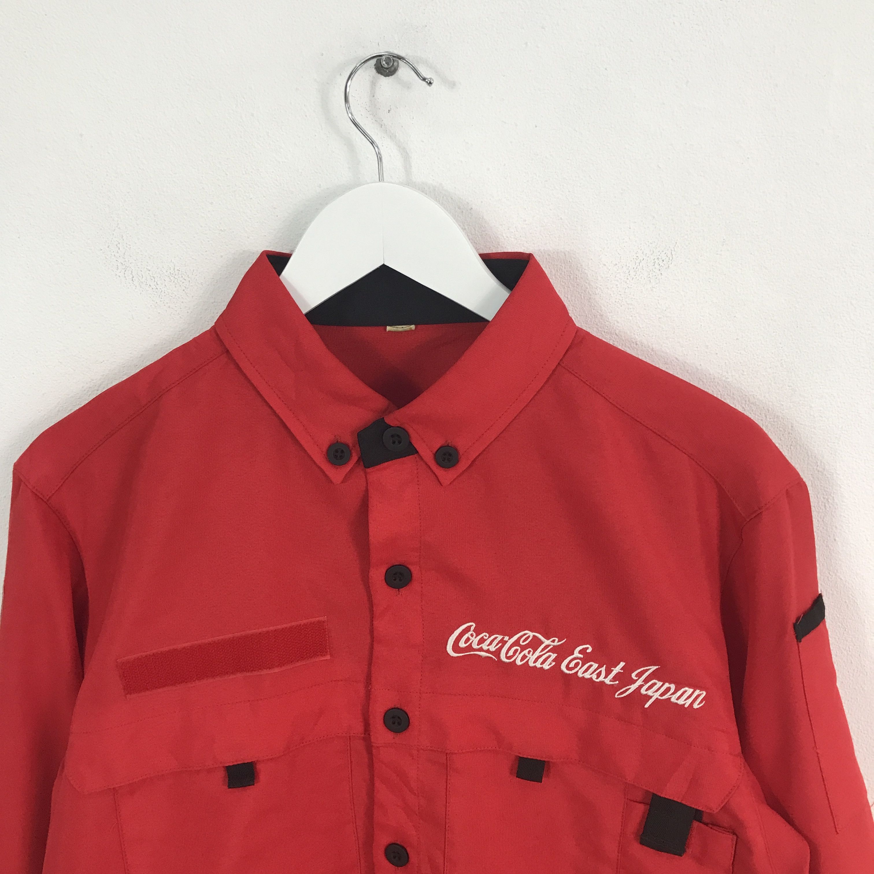 Coca Cola Rare Coca Cola East Japan Worker Button Up Shirt Size US M / EU 48-50 / 2 - 3 Thumbnail