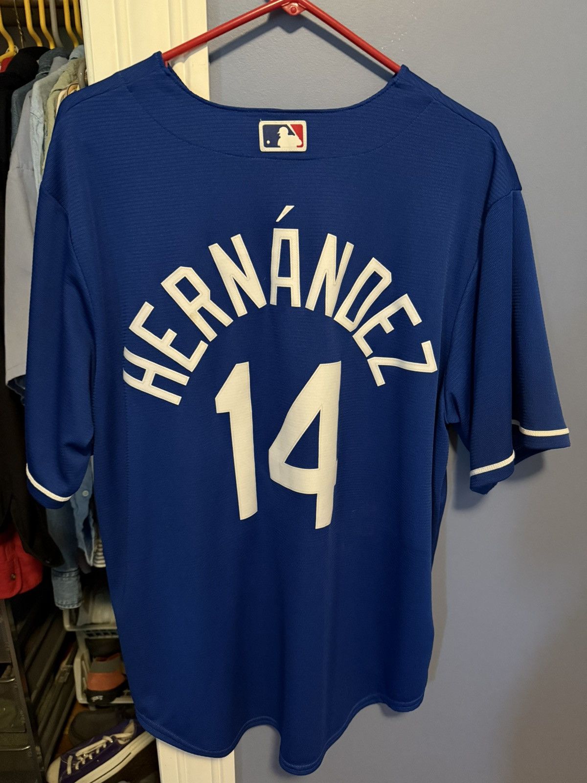 MLB LA Dodgers Hernandez Jersey Size US L / EU 52-54 / 3 - 4 Thumbnail