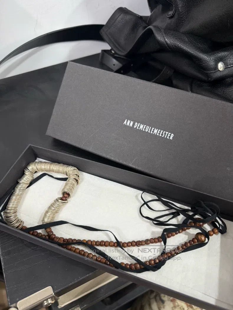 Ann Demeulemeester Ann Demeulemeester ring wooden beaded necklace Size ONE SIZE - 1 Thumbnail