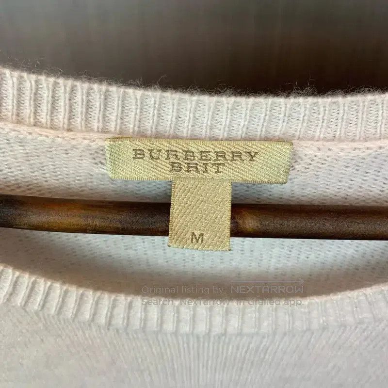 Burberry Burberry Pink Cotton Logo Long Sleeve Top. Size M / US 6-8 / IT 42-44 - 3 Thumbnail