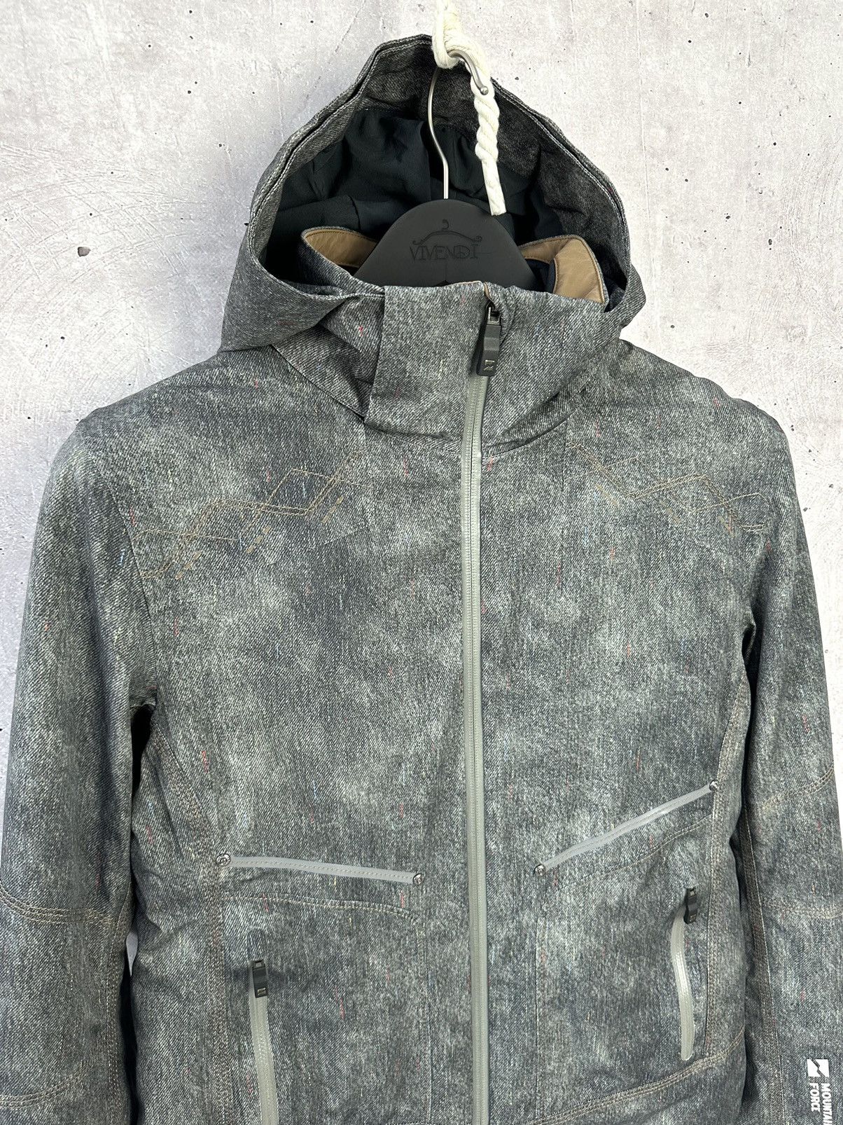 Other Mountine Force Outdoor Grey Zipper Ski Insulated Jacket Size M / US 6-8 / IT 42-44 - 2 Thumbnail