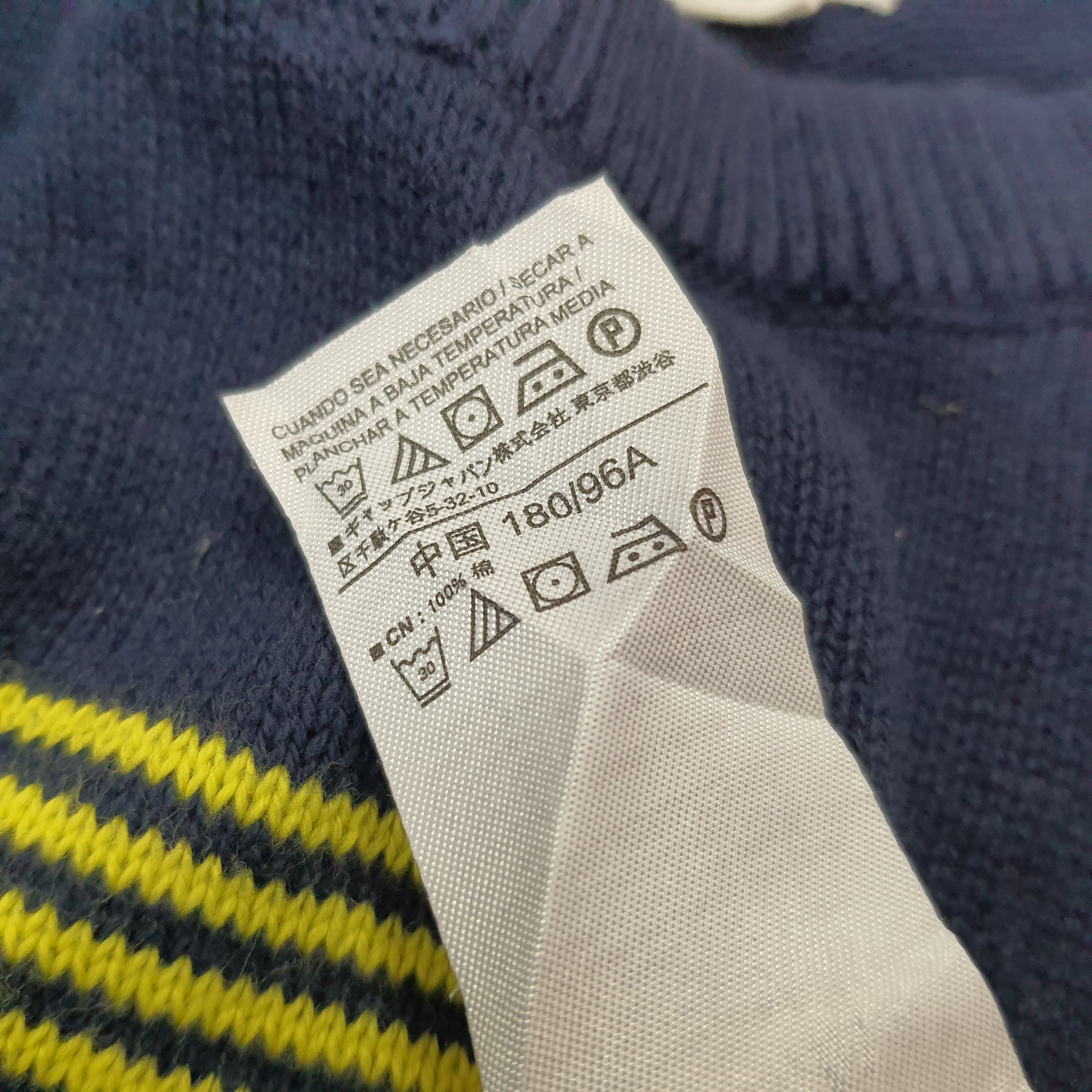 Gap × Vintage Vintage GAP Striped Sweatshirts Size US M / EU 48-50 / 2 - 6 Thumbnail