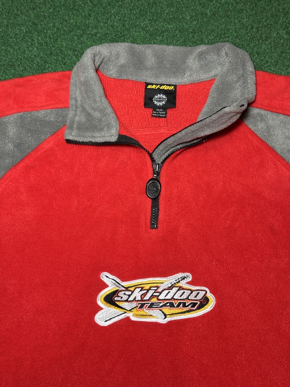 Ski-Doo VTG BRP Team Ski-Doo Racing Rev XP Fleece 1/4 Zip Sweatshirt Size US XL / EU 56 / 4 - 2 Thumbnail