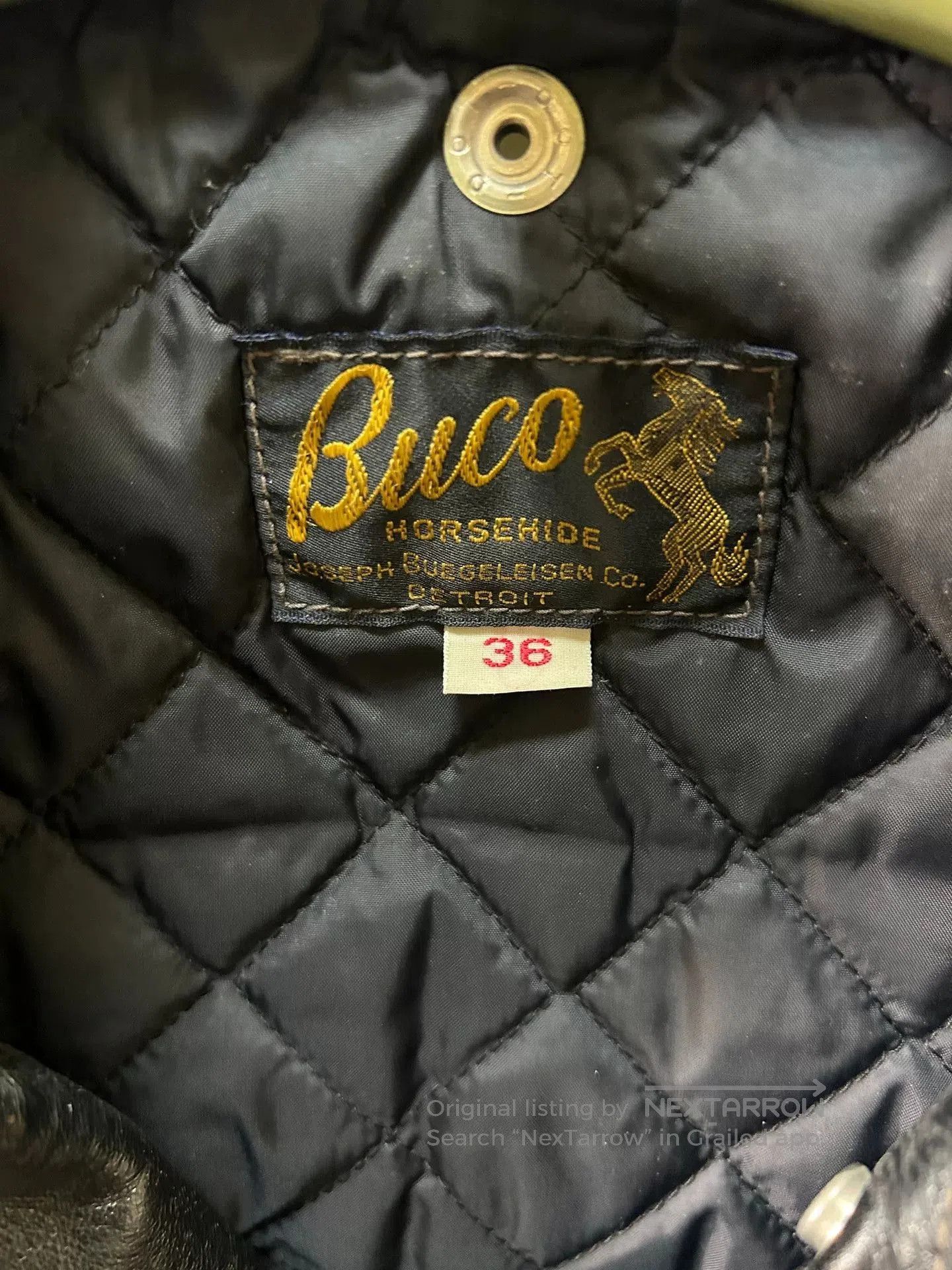 The Real McCoy's real mccoy's buco j24 leather jacket. Size US S / EU 44-46 / 1 - 3 Thumbnail