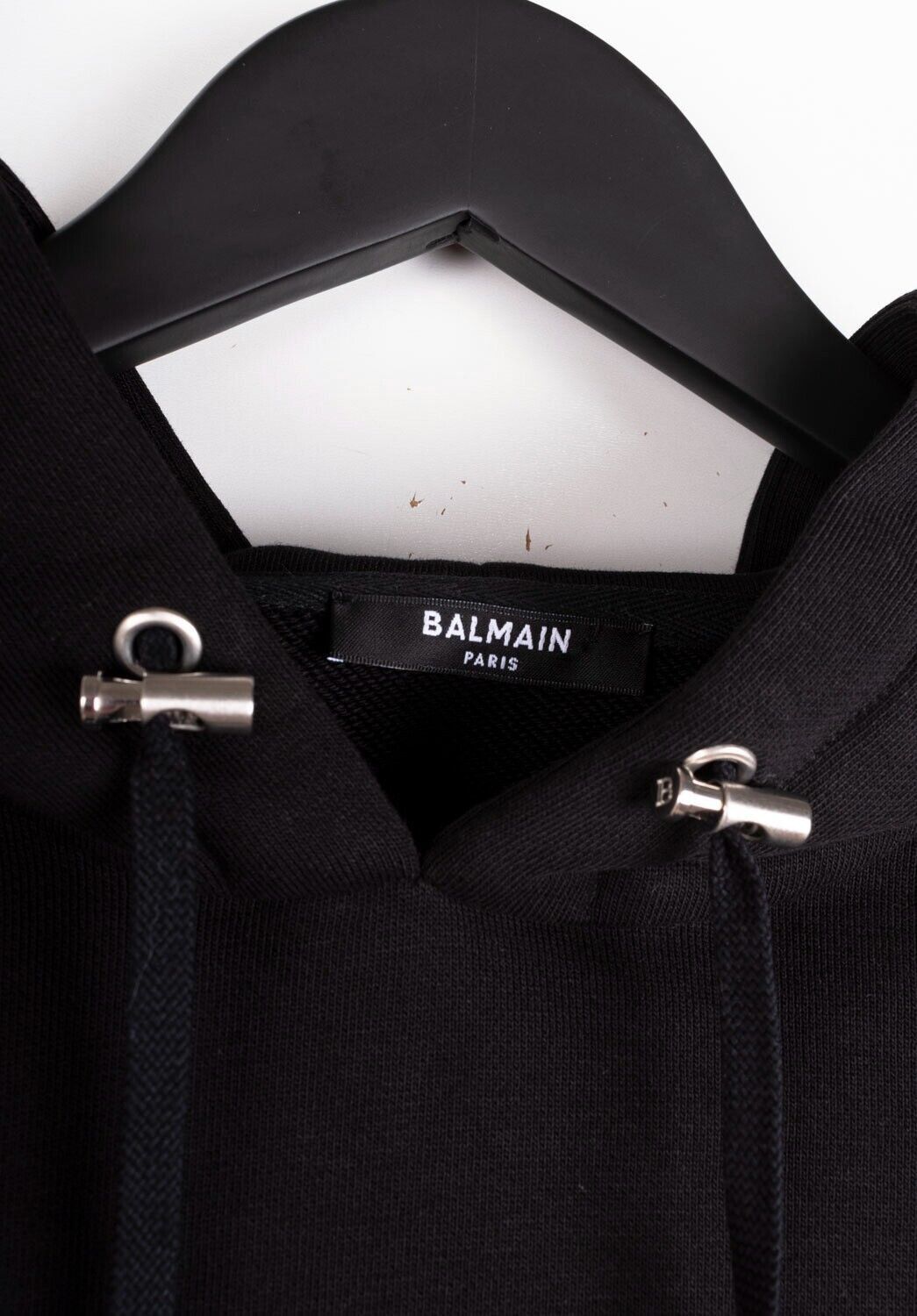 Balmain Original Balmain Men Hooded Black Jumper Size M B035 Size US M / EU 48-50 / 2 - 6 Thumbnail
