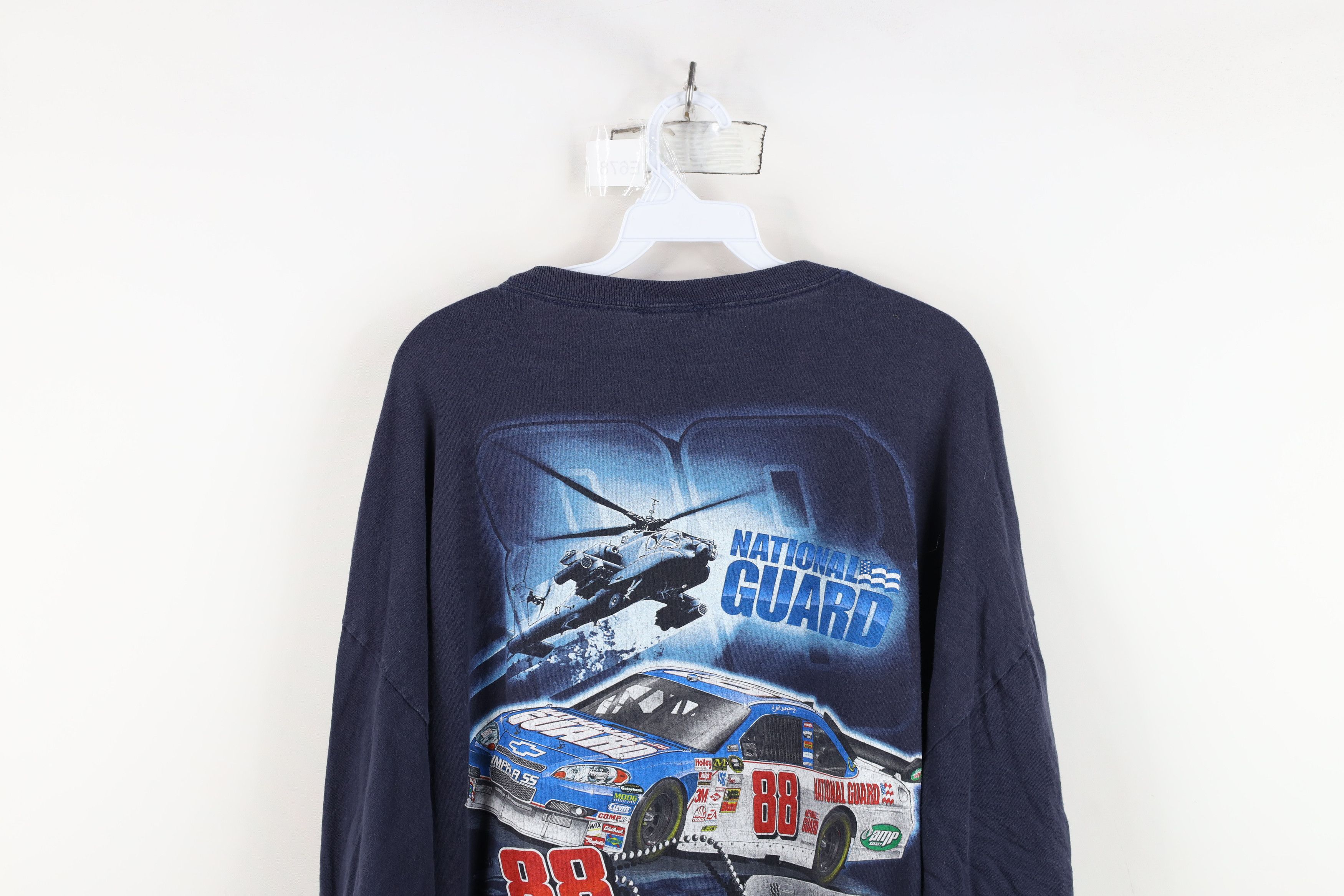 Vintage Vintage NASCAR Dale Earnhardt Jr Racing Long Sleeve T-Shirt Size US XXL / EU 58 / 5 - 13 Thumbnail