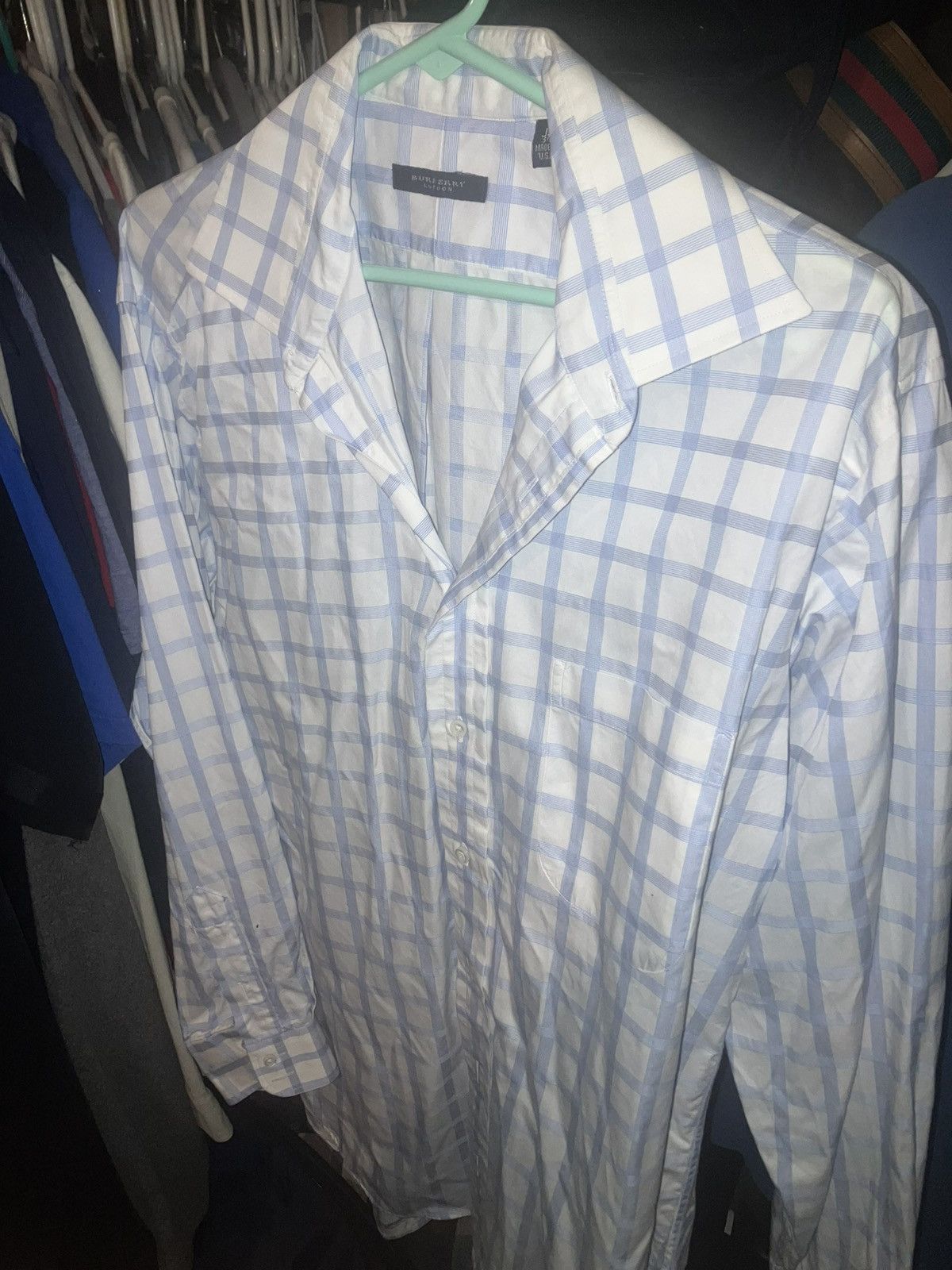 Burberry Burberry London button down designer shirt - Size 16/34 USA Size US L / EU 52-54 / 3 - 2 Thumbnail