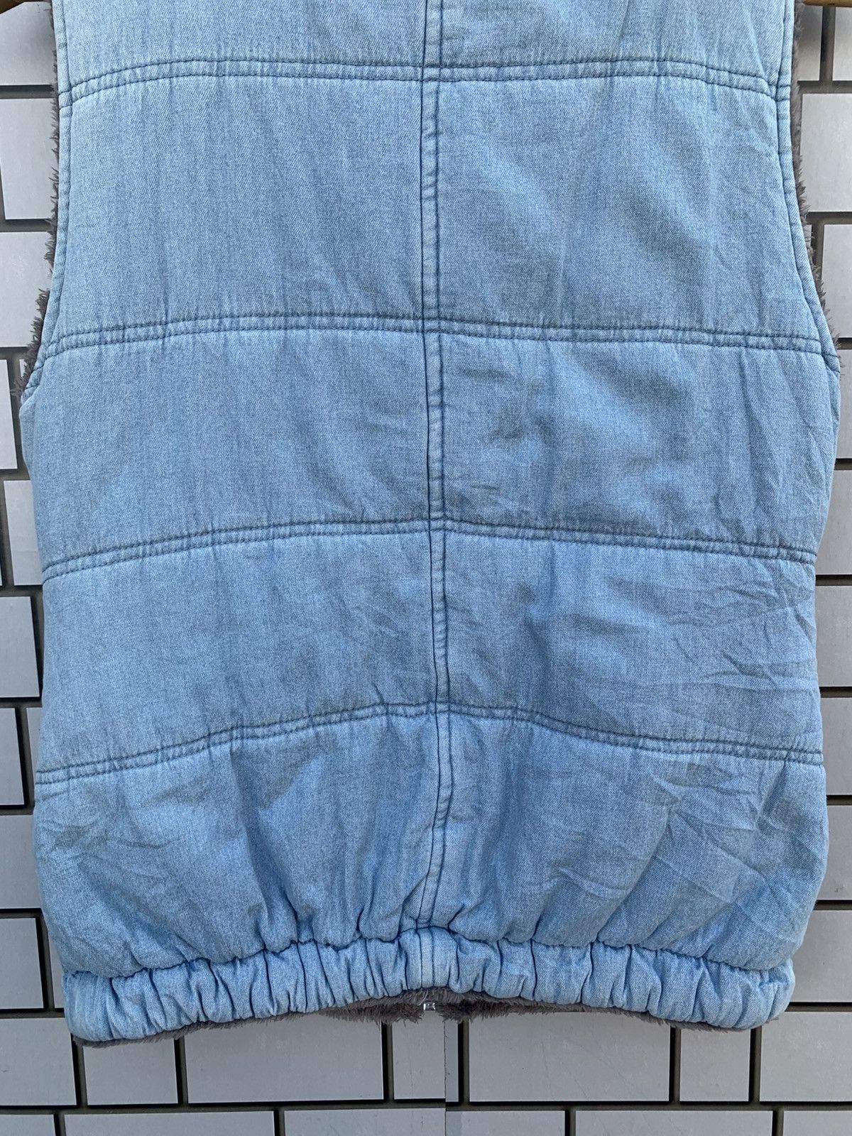 Indigo × Japanese Brand Vintage Japanese Brand Look Jeans Reversible Vest Size US M / EU 48-50 / 2 - 12 Thumbnail