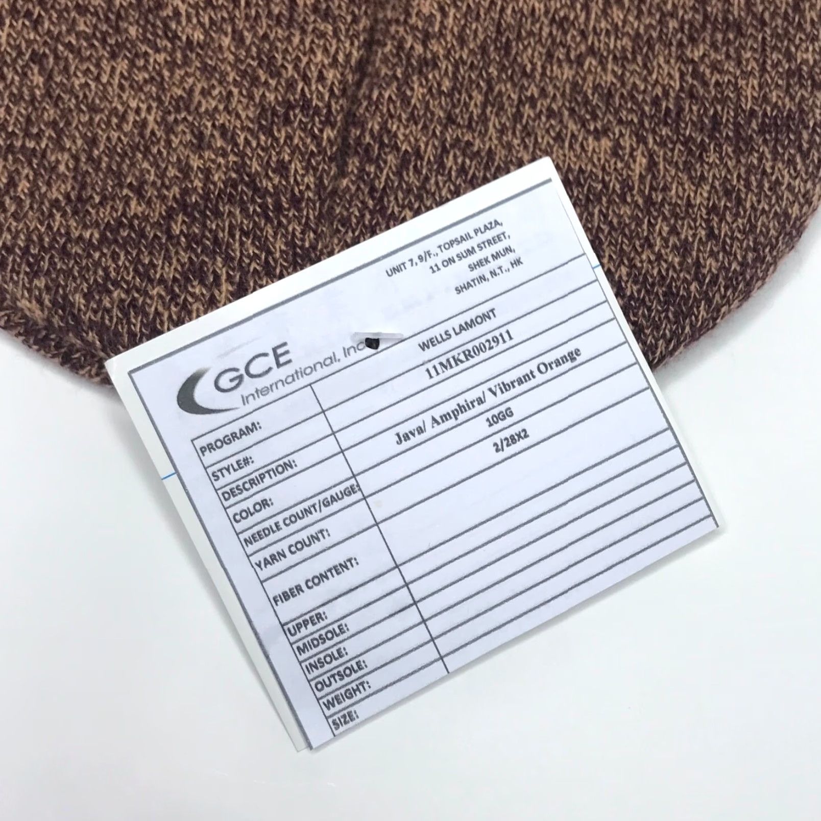 Vintage Wells Lamount Beanie Knit Hat Men Unisex Heather Brown Orange / Beanie / One Size / Brown / Classic Outdoor Ski Hunting Winter Knit / Mens Size ONE SIZE - 7 Thumbnail