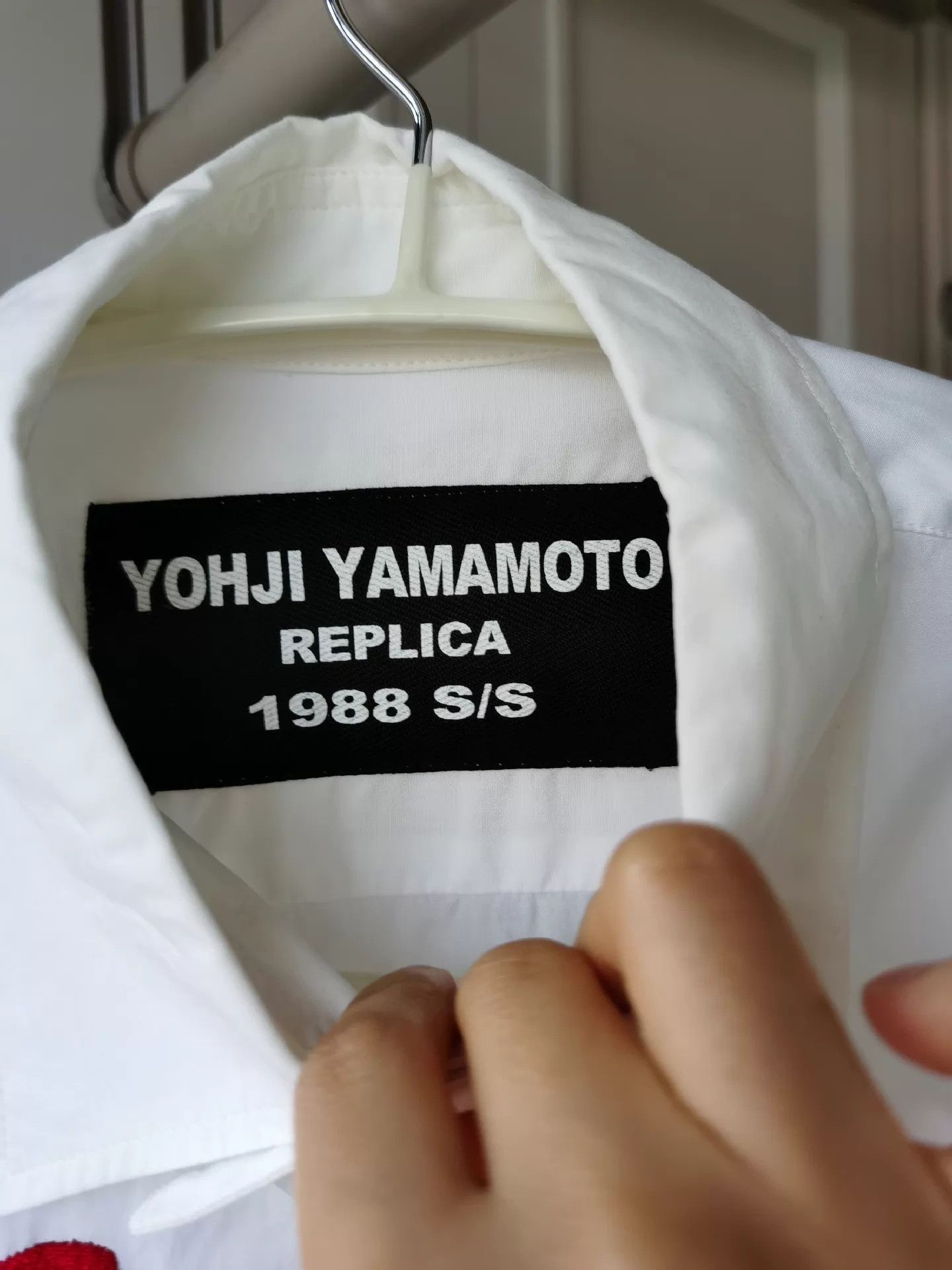Yohji Yamamoto Yohji Yamamoto 1988 Embroidered Camellia Shirt S3 Worn Size US L / EU 52-54 / 3 - 3 Thumbnail