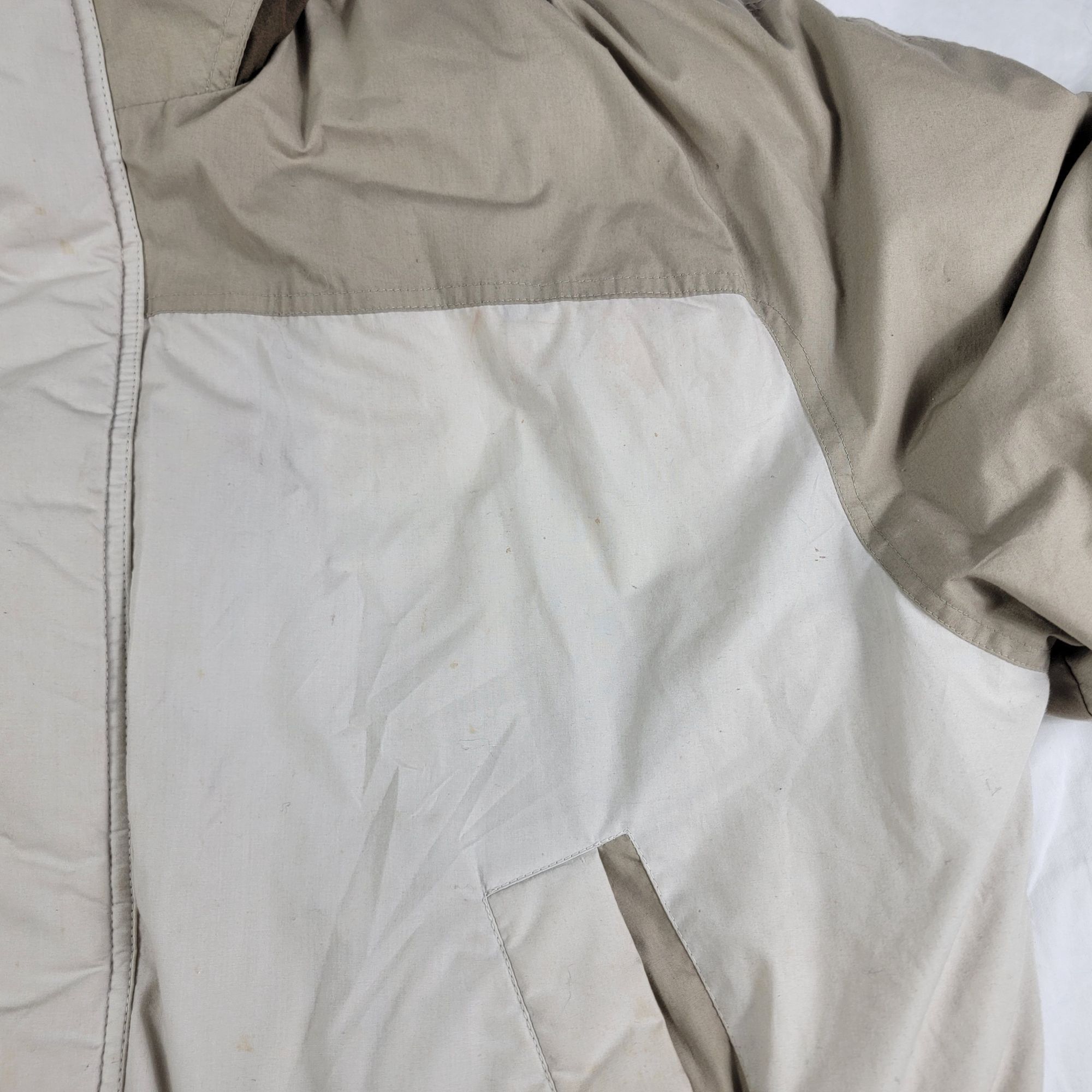 Members Only Members Only Mens Medium 46 Beige Puffer Jacket Full Zip Cas Size US M / EU 48-50 / 2 - 9 Thumbnail