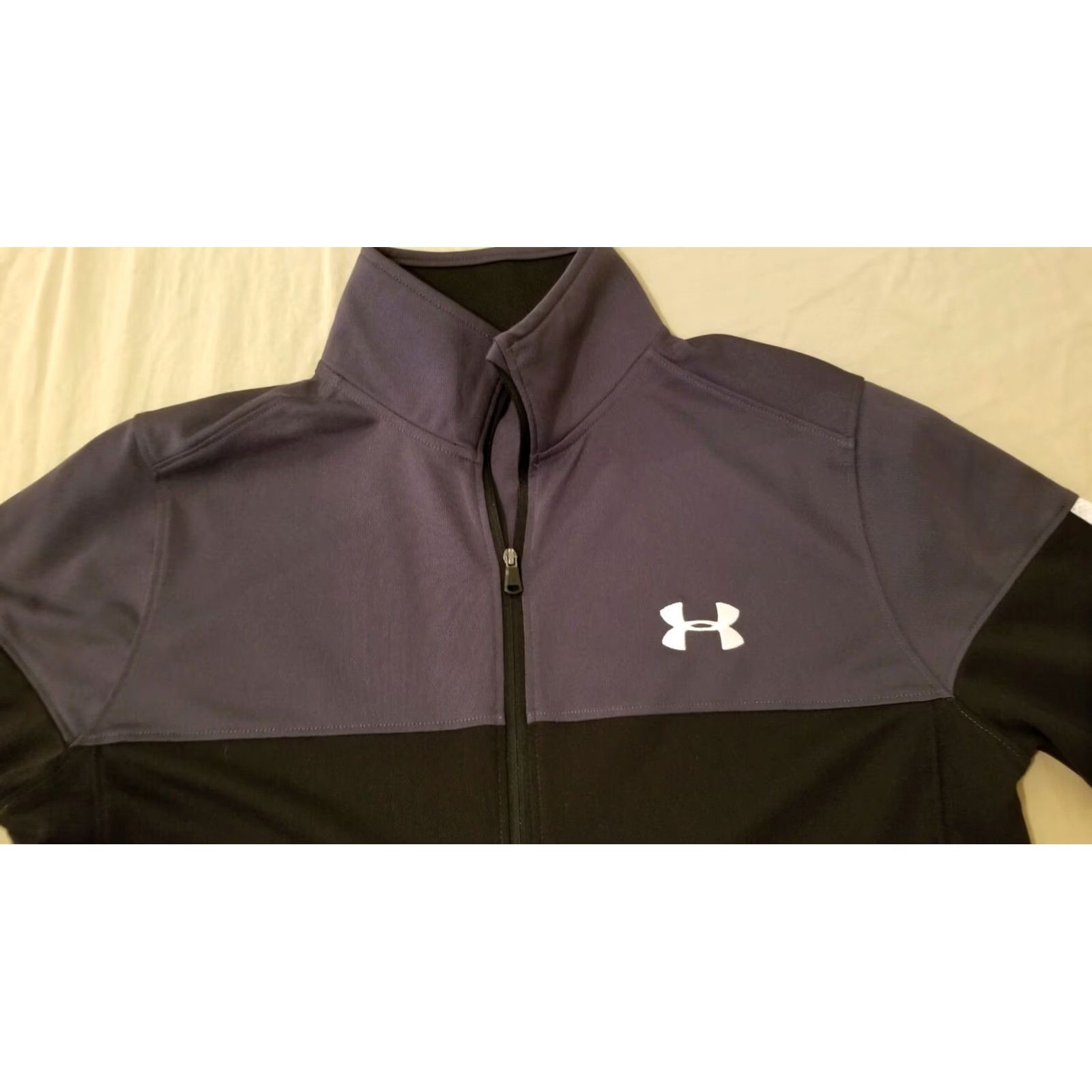Under Armour Under Armour Jacket Mens S Black Athletic Gym Workout Polyester Basic Jacket Size US S / EU 44-46 / 1 - 2 Thumbnail