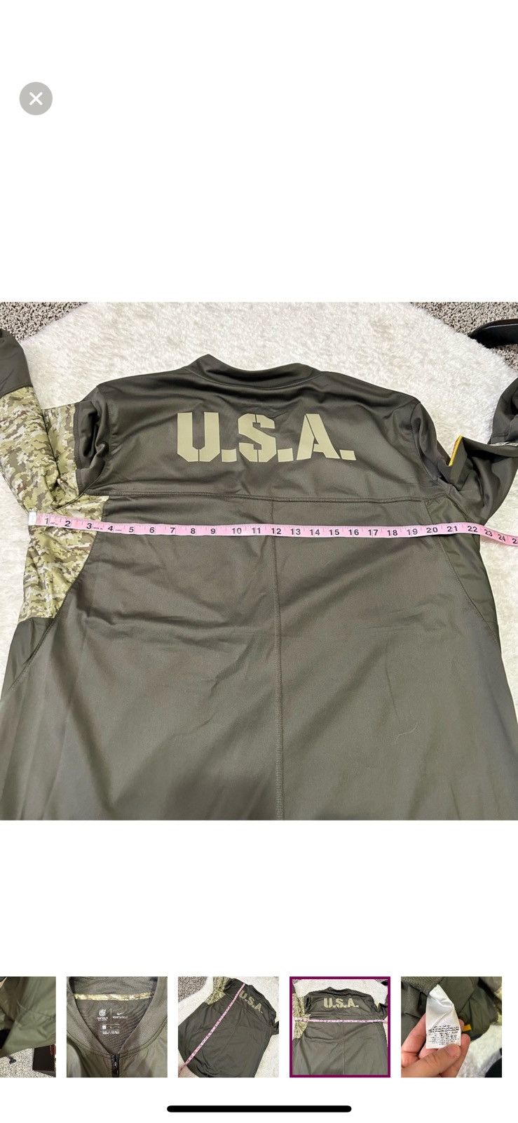 Nike Nike Green Bay packers large salute to service windbreaker Size US L / EU 52-54 / 3 - 6 Thumbnail