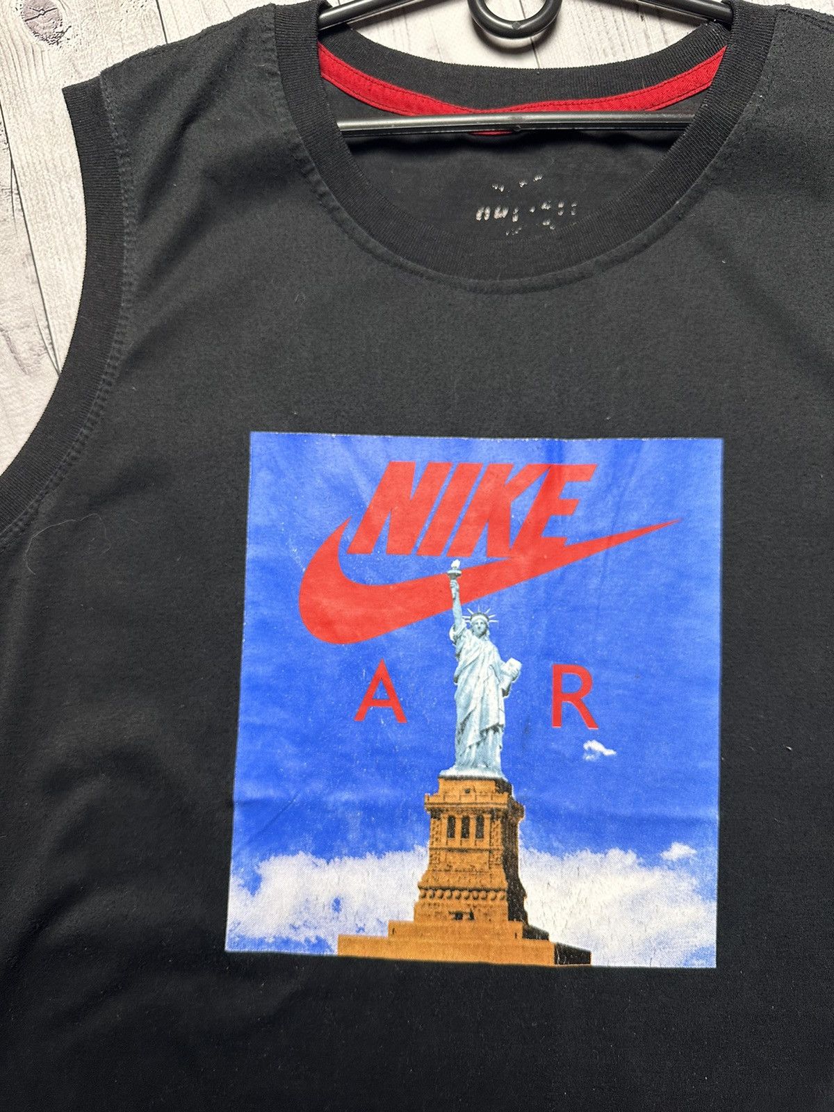 Vintage Vintage Nike tee logo size M New York rare box logo Size US M / EU 48-50 / 2 - 2 Thumbnail