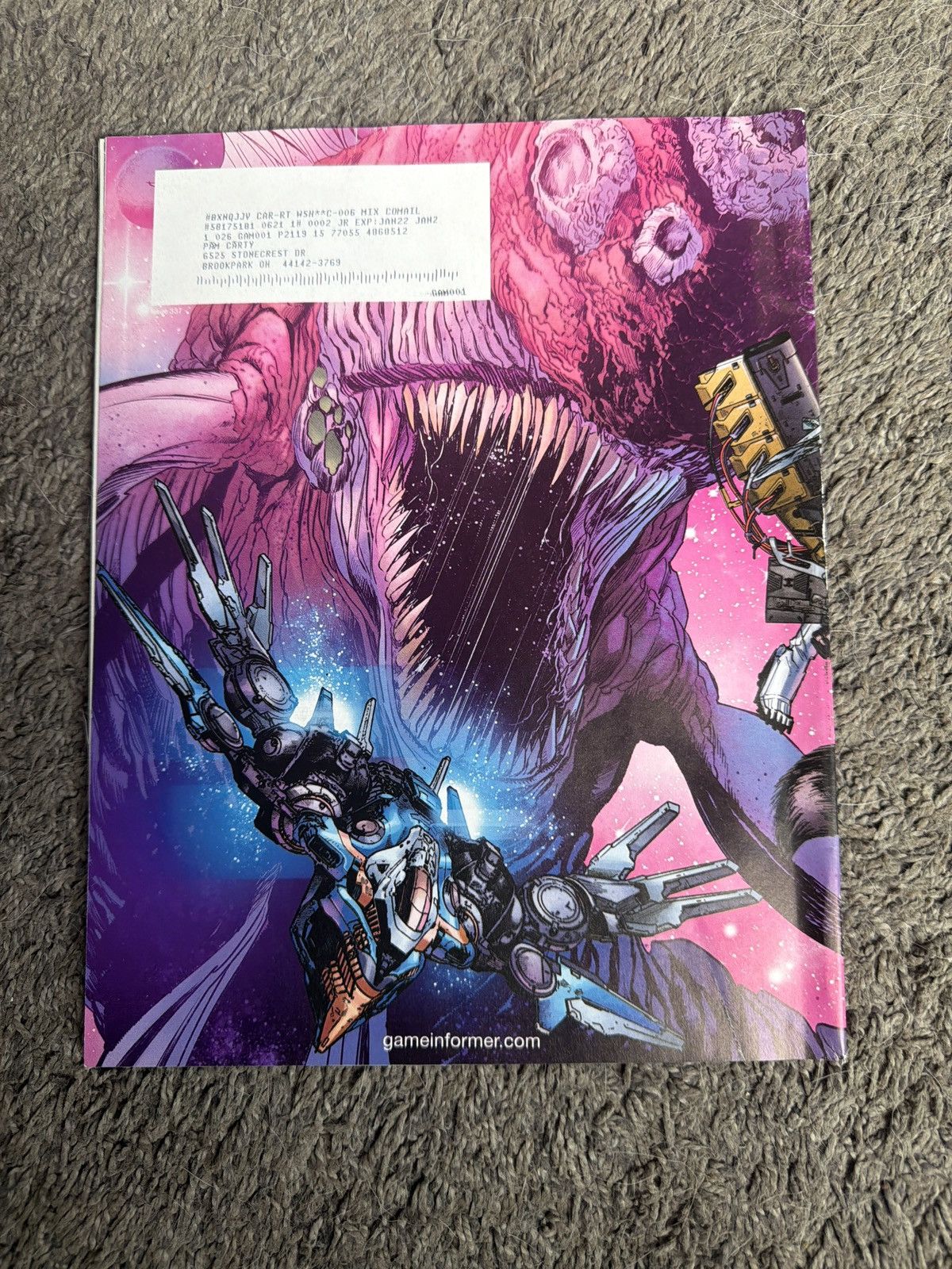 Marvel Comics Game Informer Volume XXXI Number 6 Issue 337 Size ONE SIZE - 2 Thumbnail