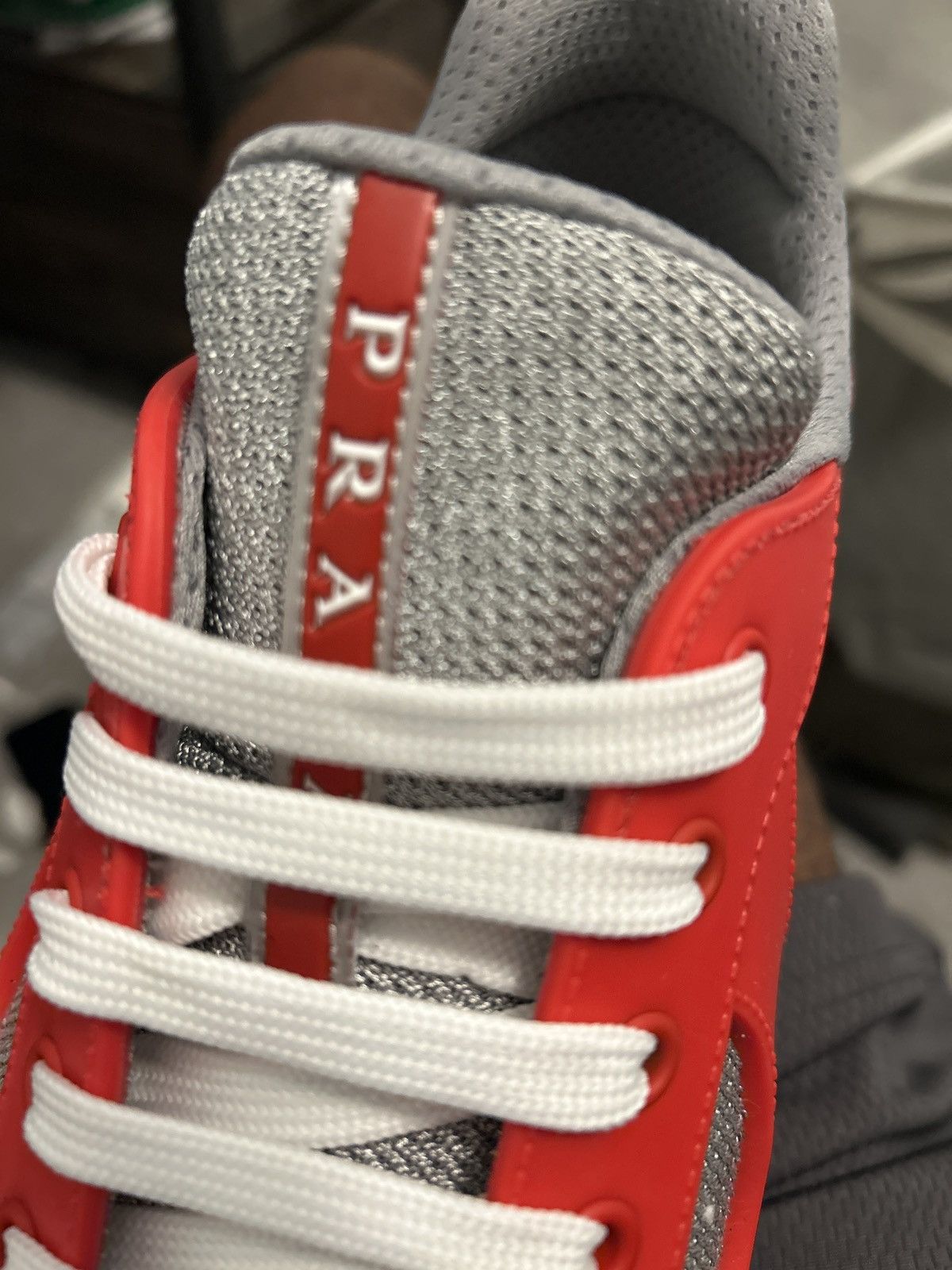 Prada American Cup Soft Rubber And Bike Fabric Sneakers Size US 12 / EU 45 - 10 Thumbnail
