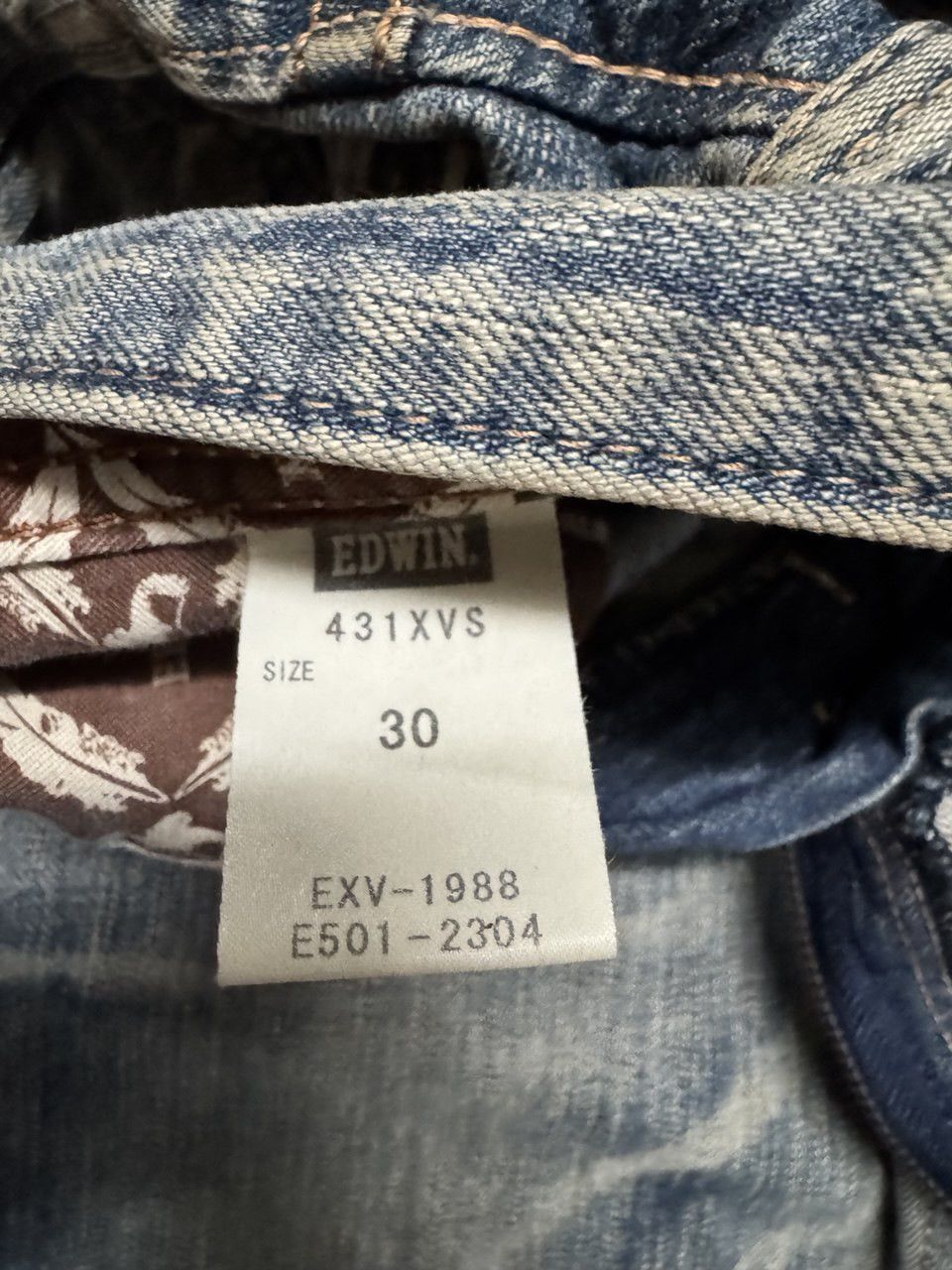 Edwin FLARE 90s Edwin Sick Rusty Whisker Mudwash Distressed Jeans Size US 30 / EU 46 - 10 Thumbnail
