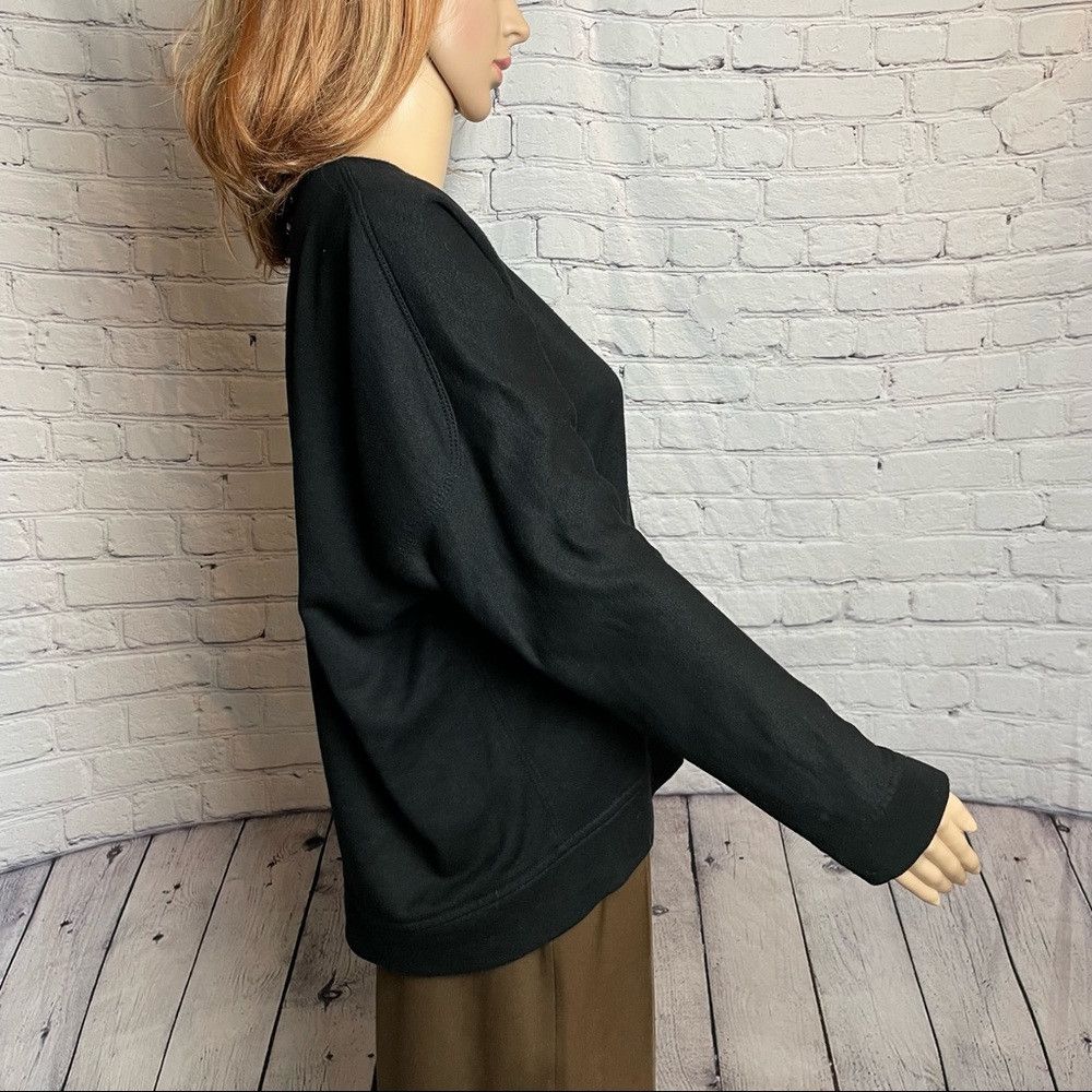 Alexander Wang Alexander Wang Black Sweatshirt Hi-Low Size M Size M / US 6-8 / IT 42-44 - 4 Thumbnail