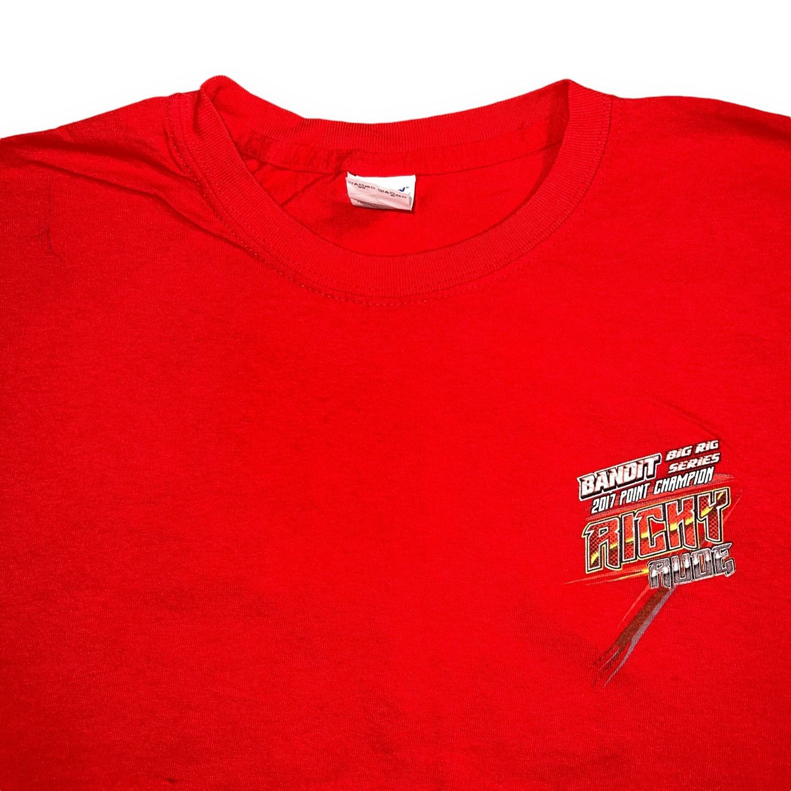 Gildan Ricky Rude Big Rig Racing TShirt Top 2017 Point Champion Red Size US L / EU 52-54 / 3 - 2 Thumbnail